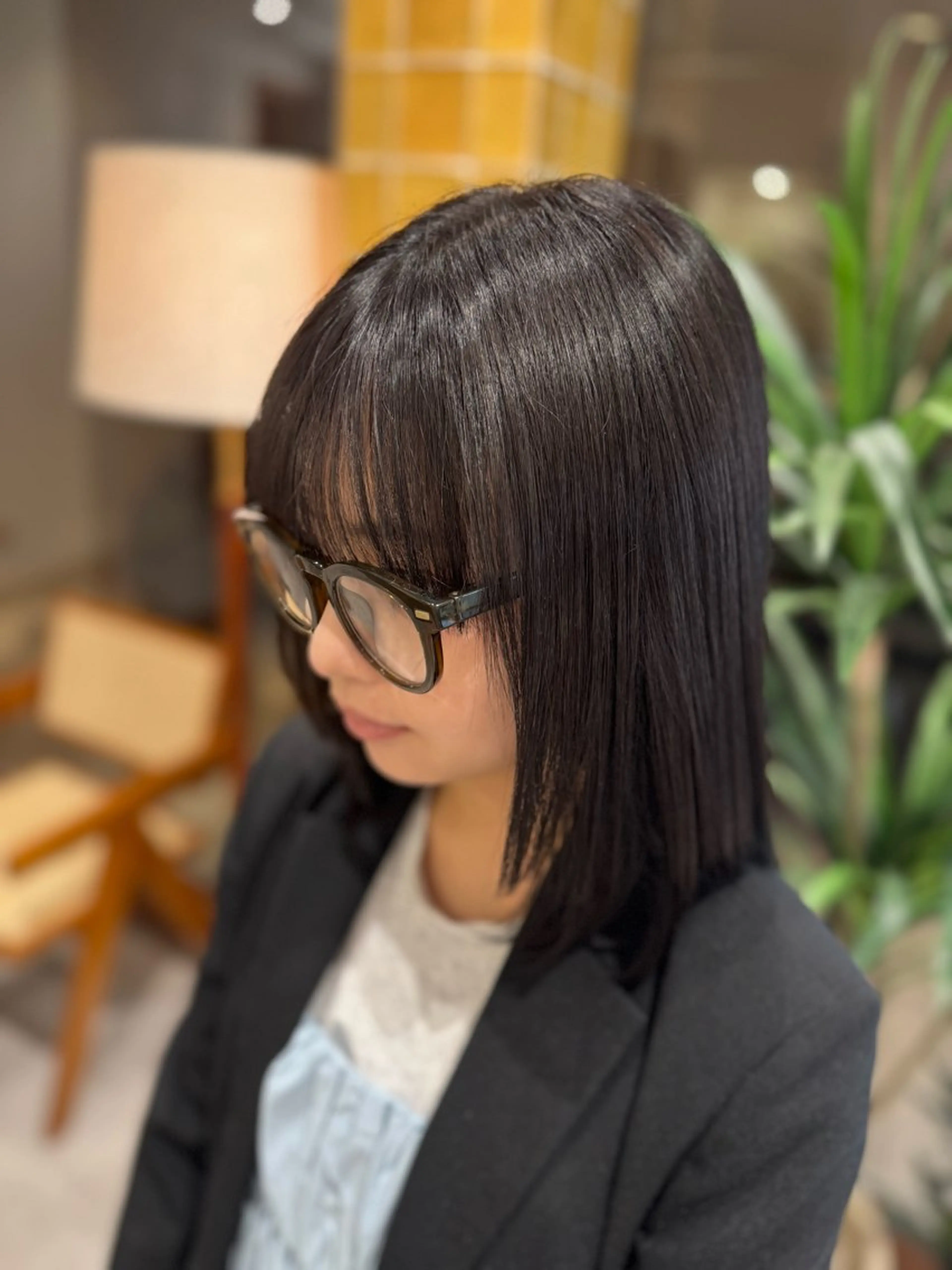 🌟ワンカラー➕🫧髪質改善トリートメントの写真