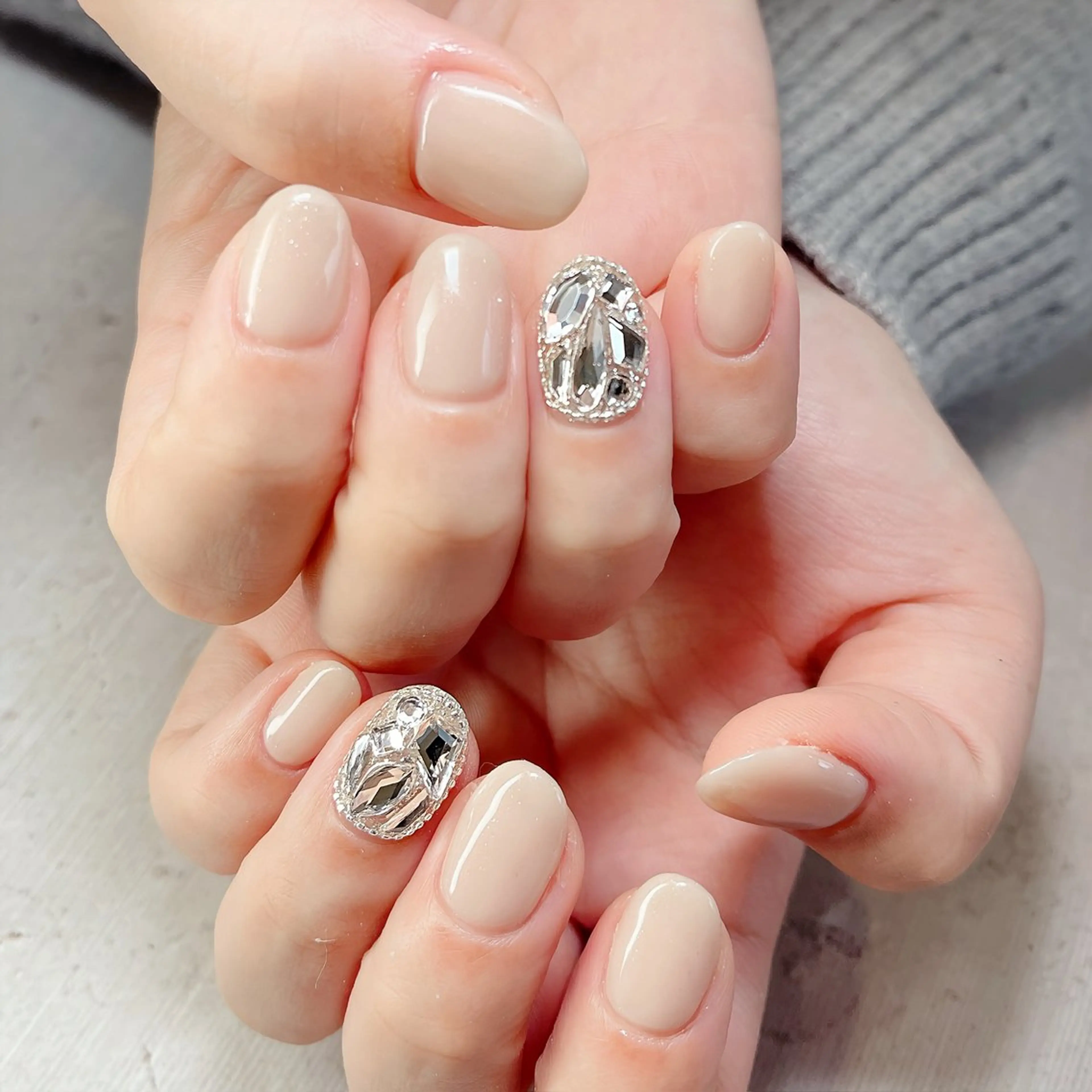 ネイル 持ち込み ワンカラーネイル シンプルネイル 吉田  （ネイリスト）のネイルデザイン