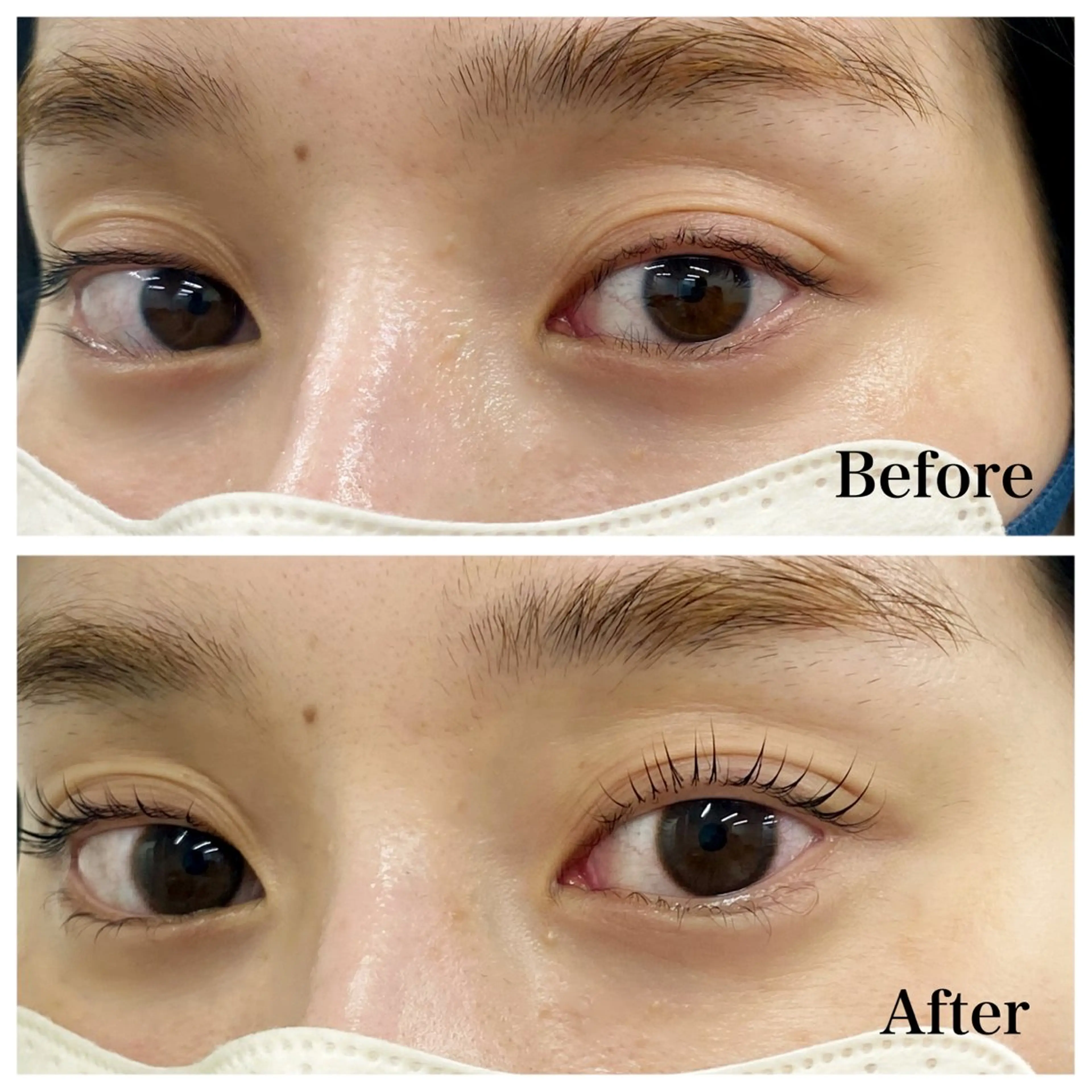 🌈上まつげカールモデル様の写真