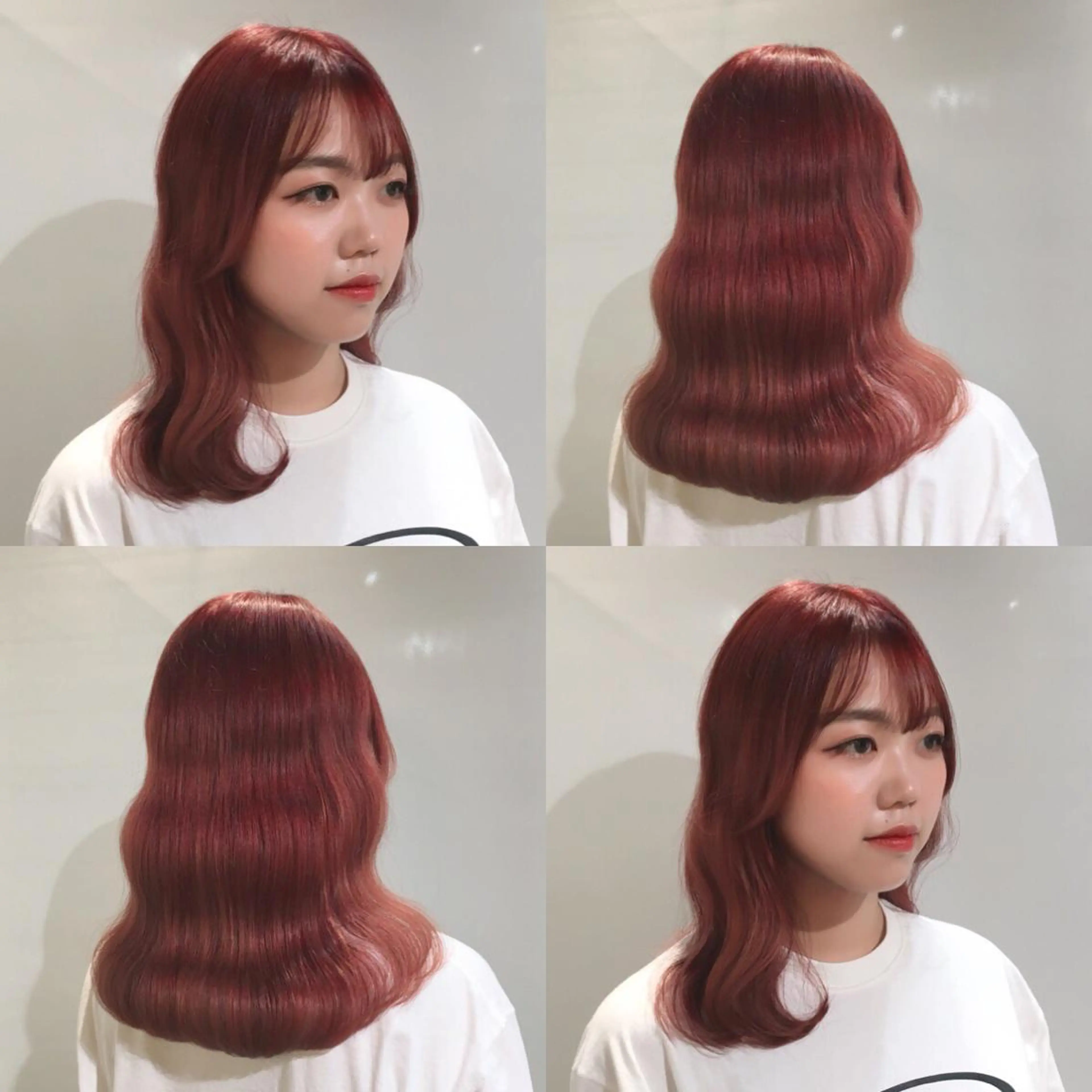 ミディアム カラー ヘアアレンジ As hair所属・柔らか垢抜けｶﾗｰと ｶｯﾄ🫧ASUKAのヘアスタイル