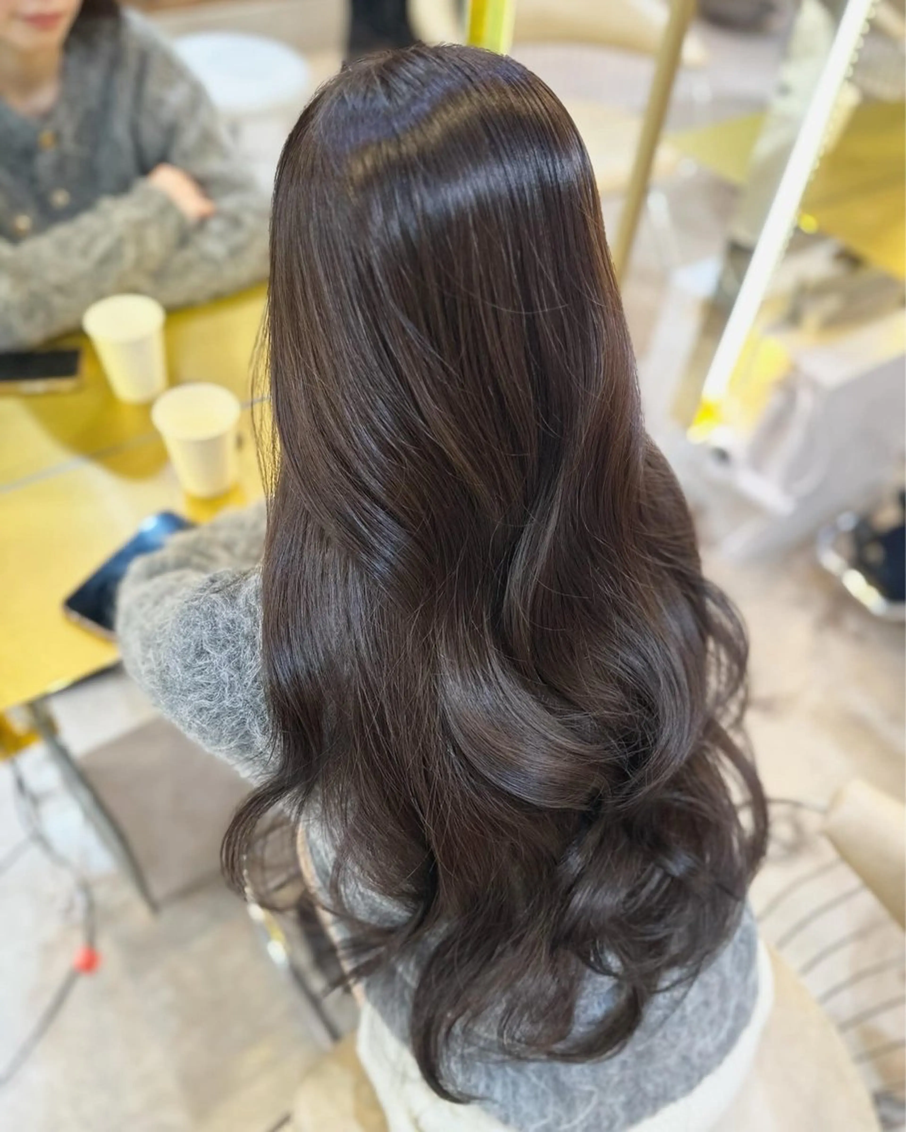 ロング カラー カット ヘアカラー トリートメント Akane レイヤー/艶カラーのヘアスタイル