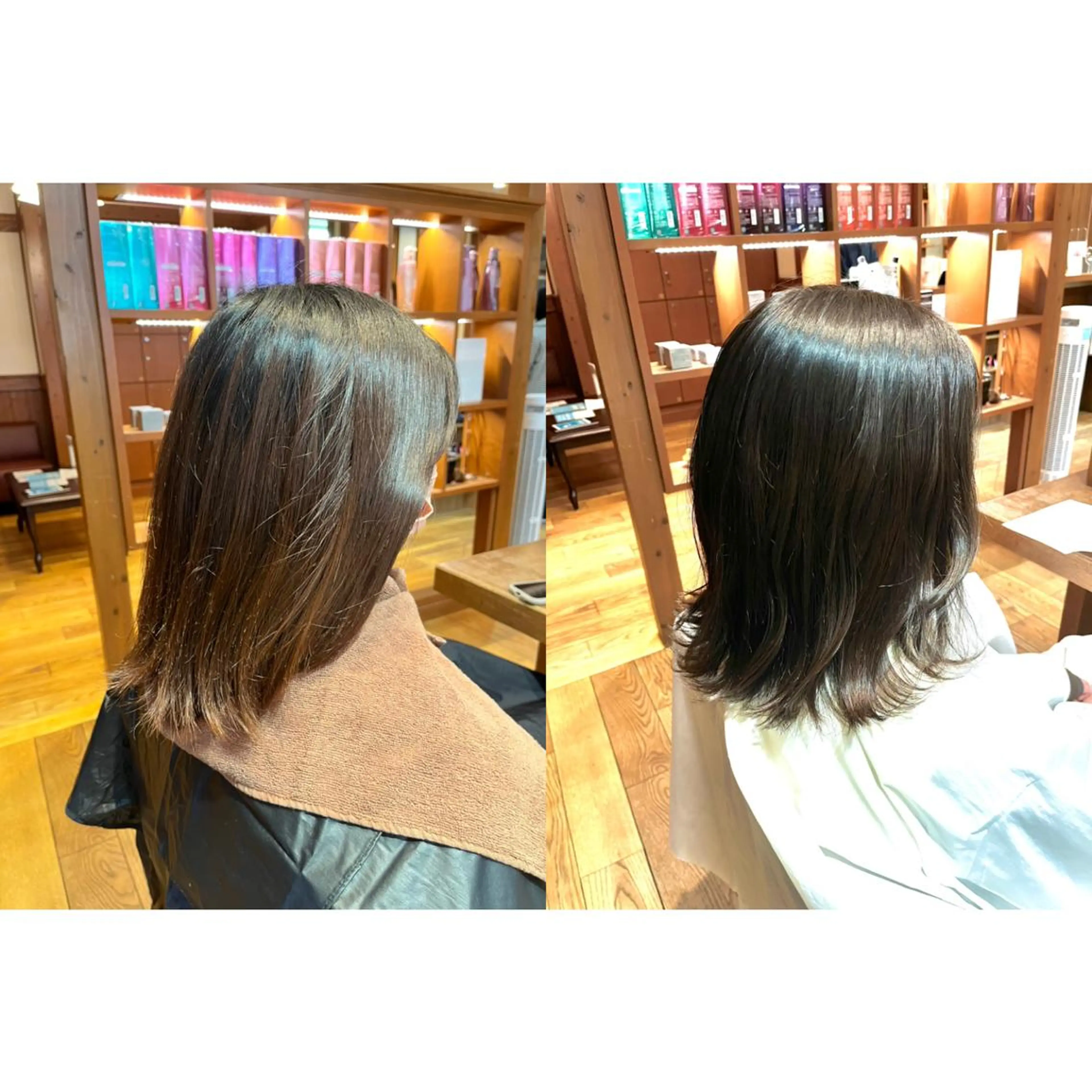 ミディアム カラー ヘアアレンジ カット ヘアカラー トリートメント topstylist 野口　雅のヘアスタイル