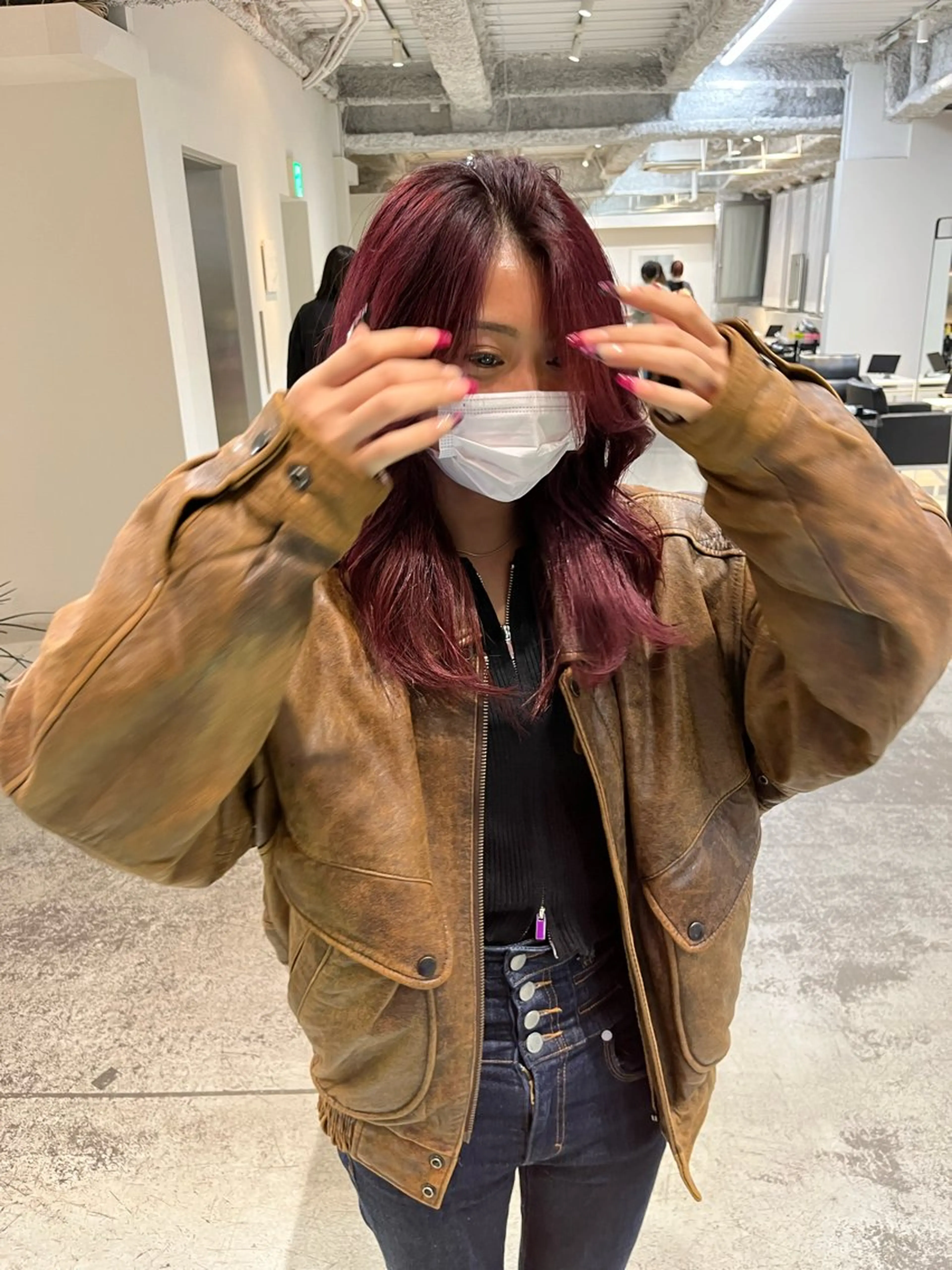 セミロング カラー ANY/ Nanaのヘアスタイル