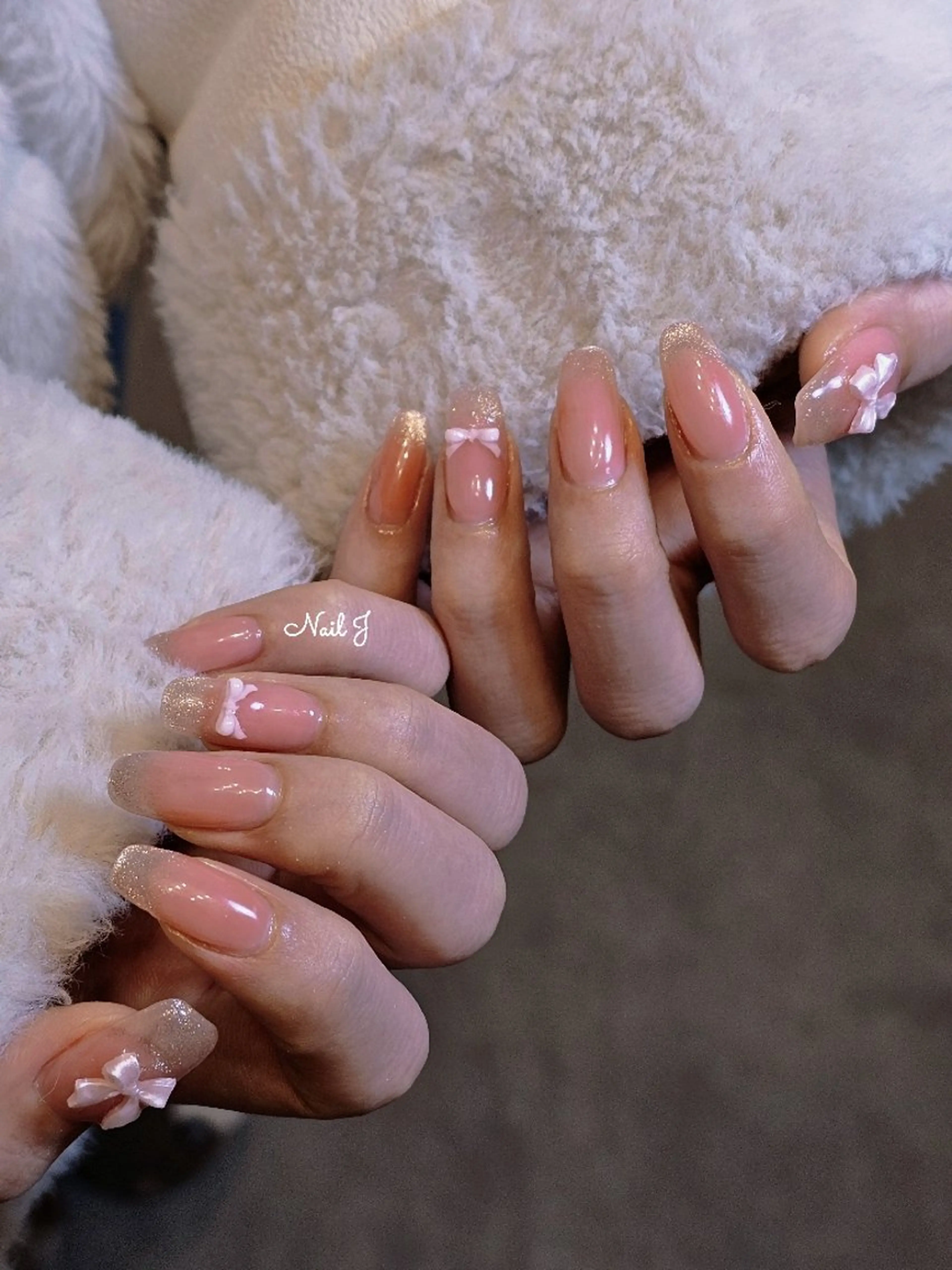 ネイル 韓国ネイル 冬ネイル ハンドネイル Nail Jのネイルデザイン