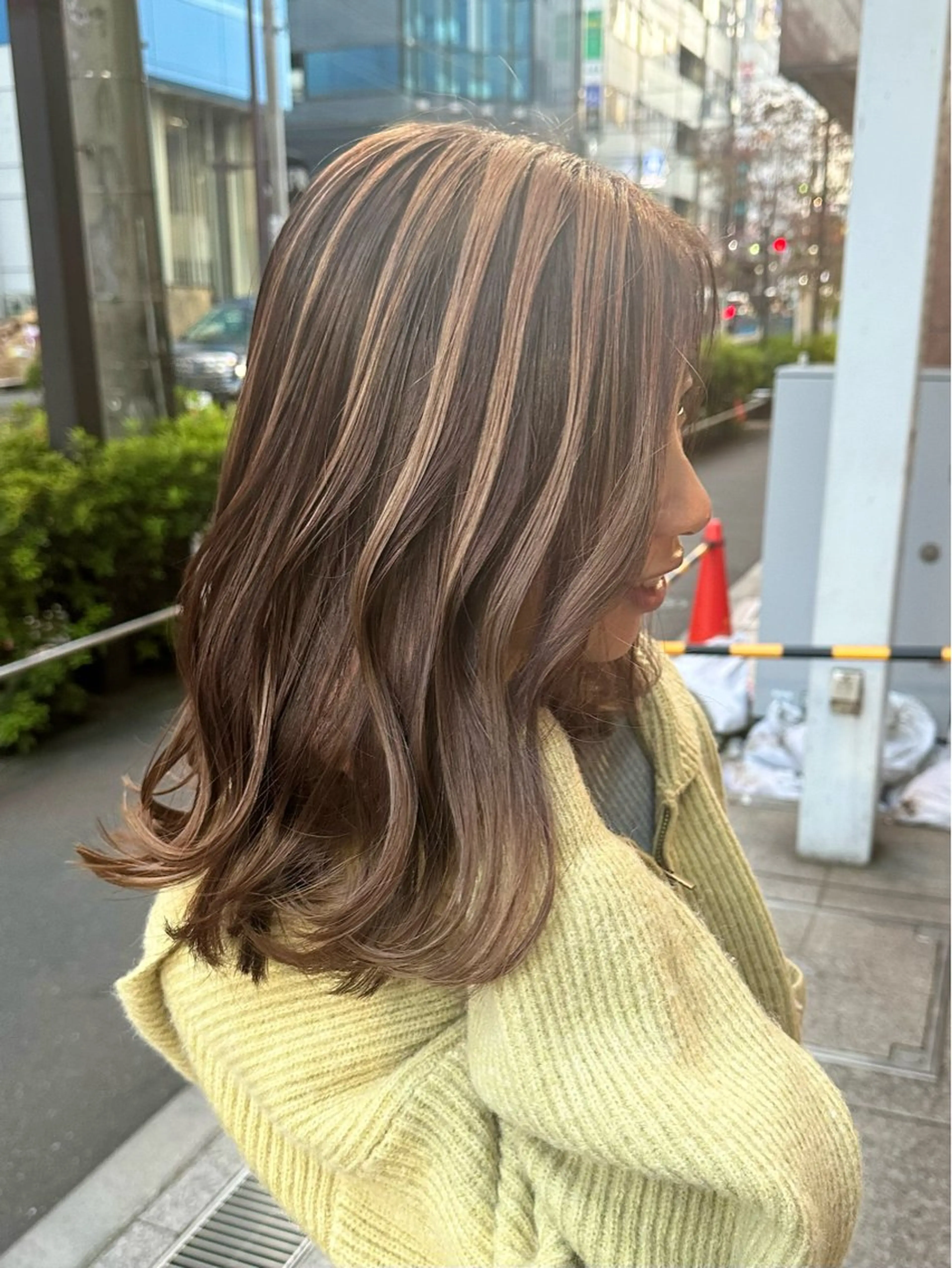 カット＋バレイヤージュ＋TOKIOトリートメント💐の写真