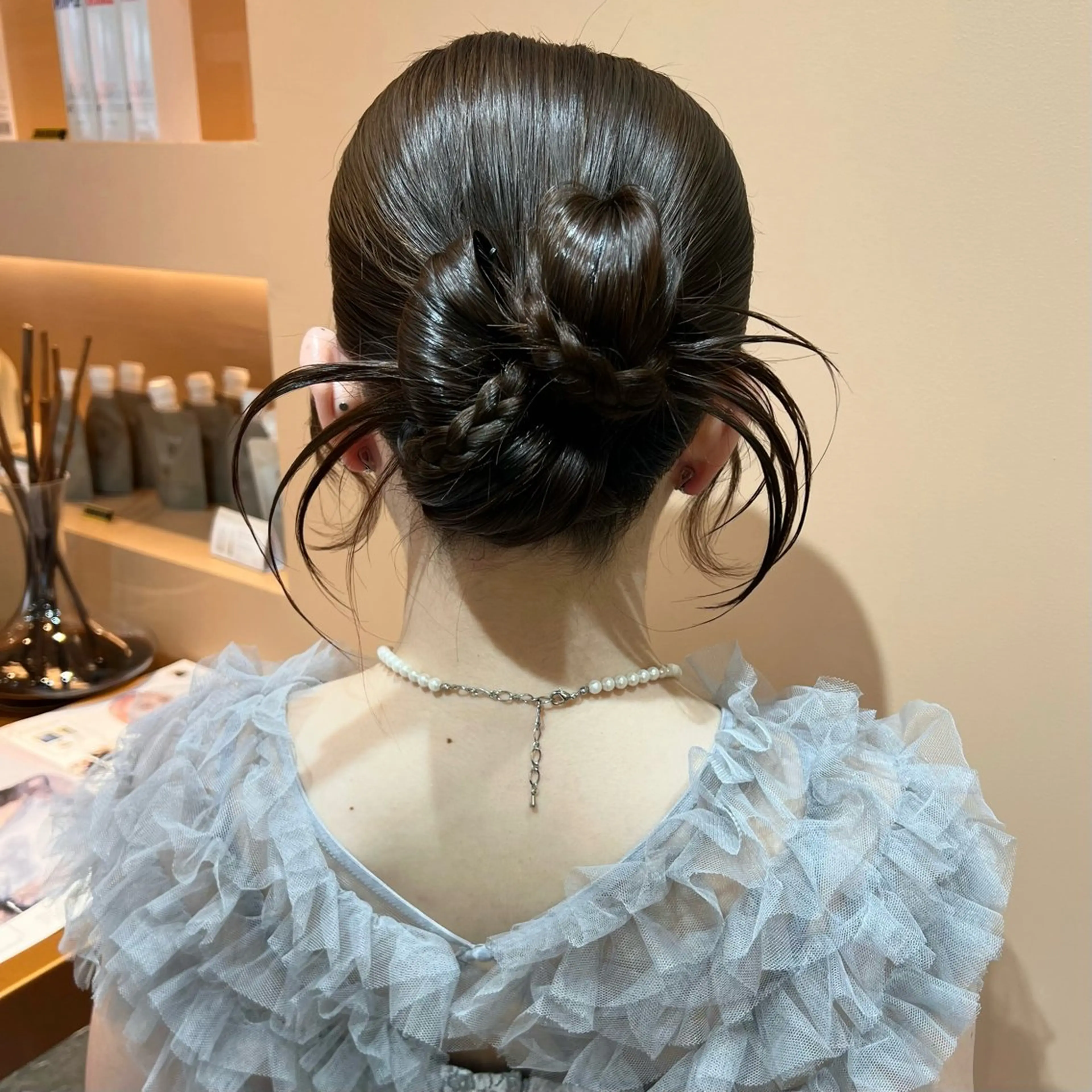 ロング ヘアアレンジ ヘアセット ✨カチモリ✨レイヤー 韓国ヘア🇰🇷ゆいのヘアスタイル