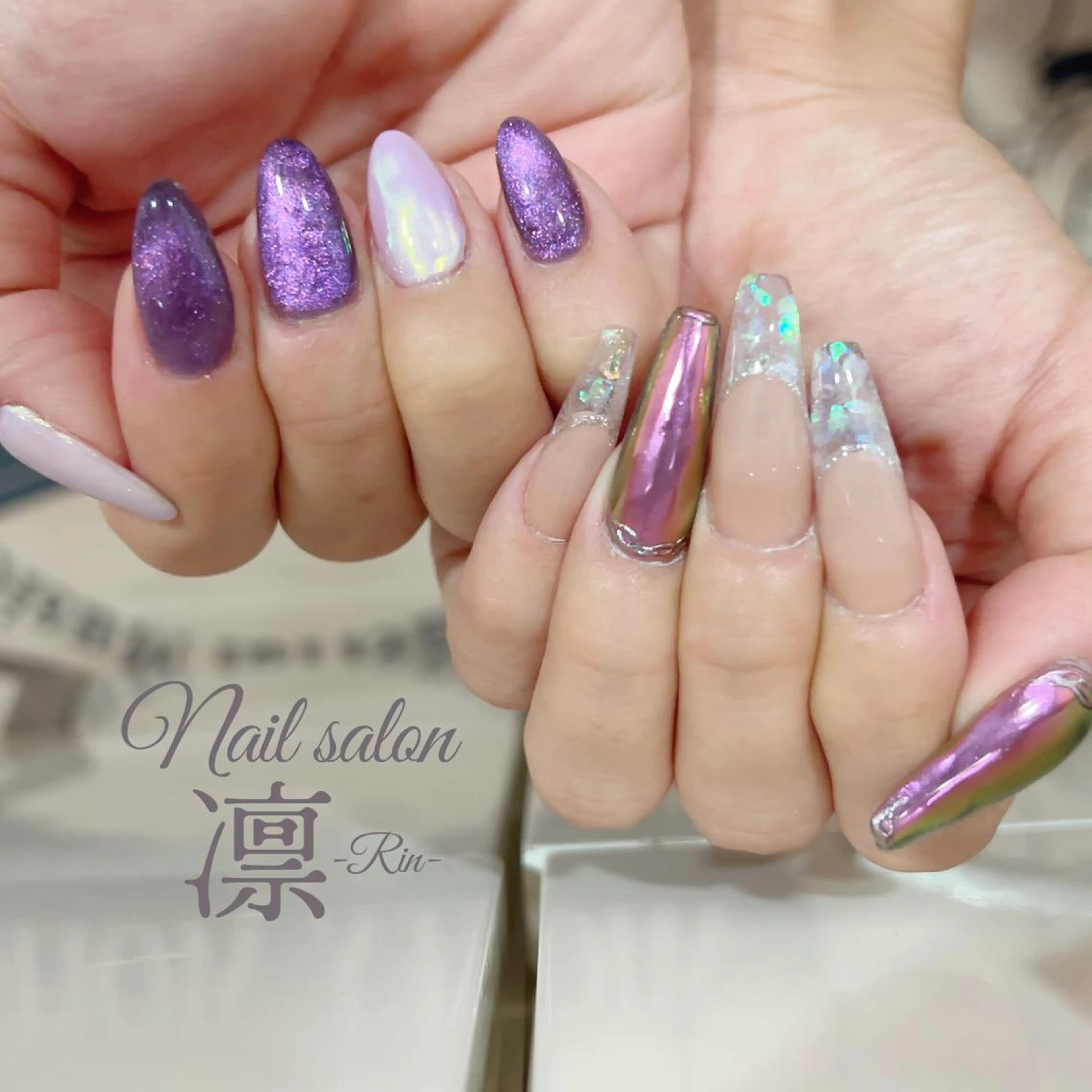 ネイル スカルプネイル private salon凛のネイルデザイン