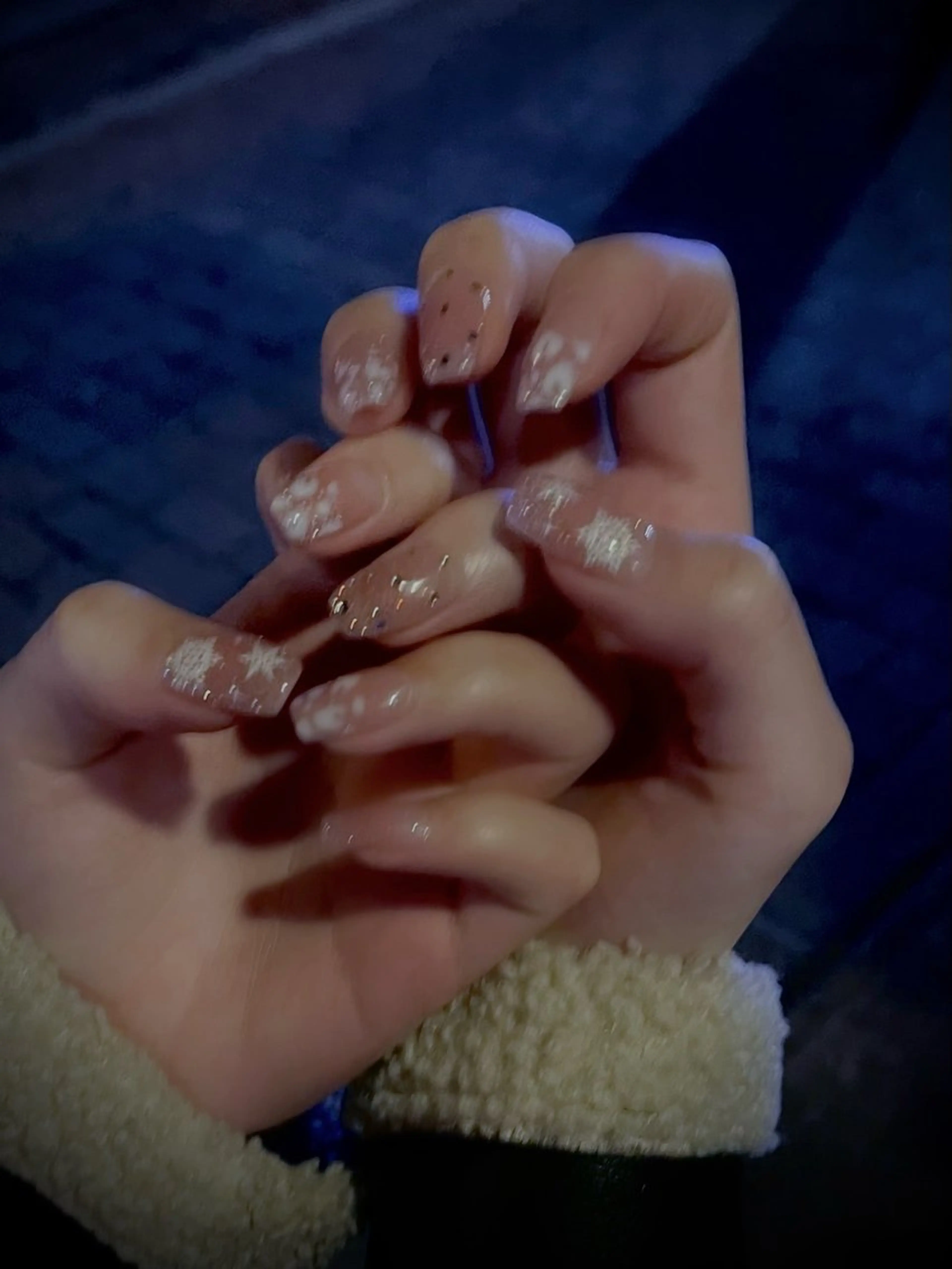 ネイル キラキラネイル マグネットネイル ワンカラーネイル スカルプネイル ワンホンネイル nine.🦋 YUKOのネイルデザイン