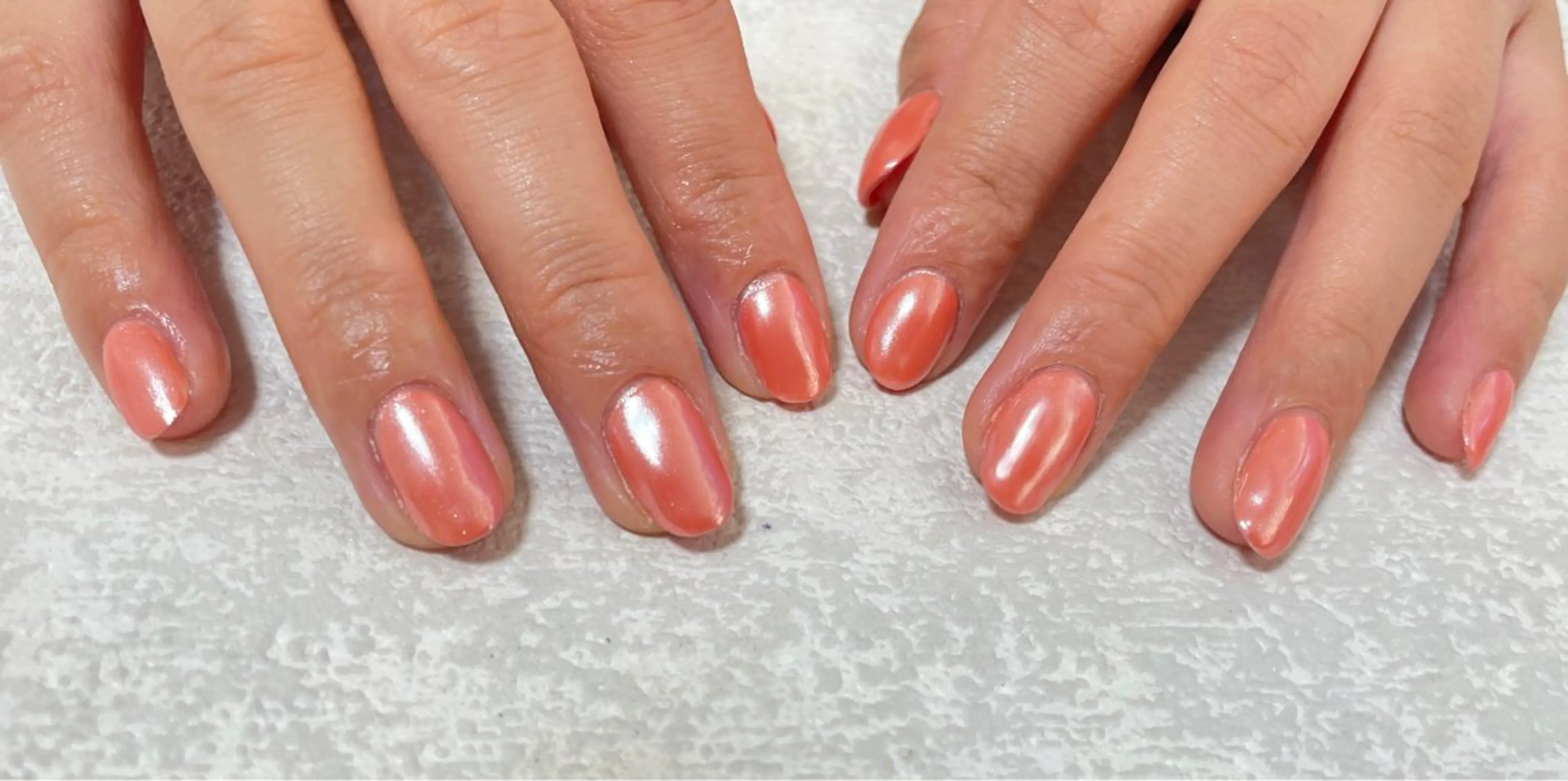 ネイル オーロラネイル フットネイル フレンチネイル ジェルネイル 韓国ネイル ハンドネイル Mogu nail 二子玉川のネイルデザイン