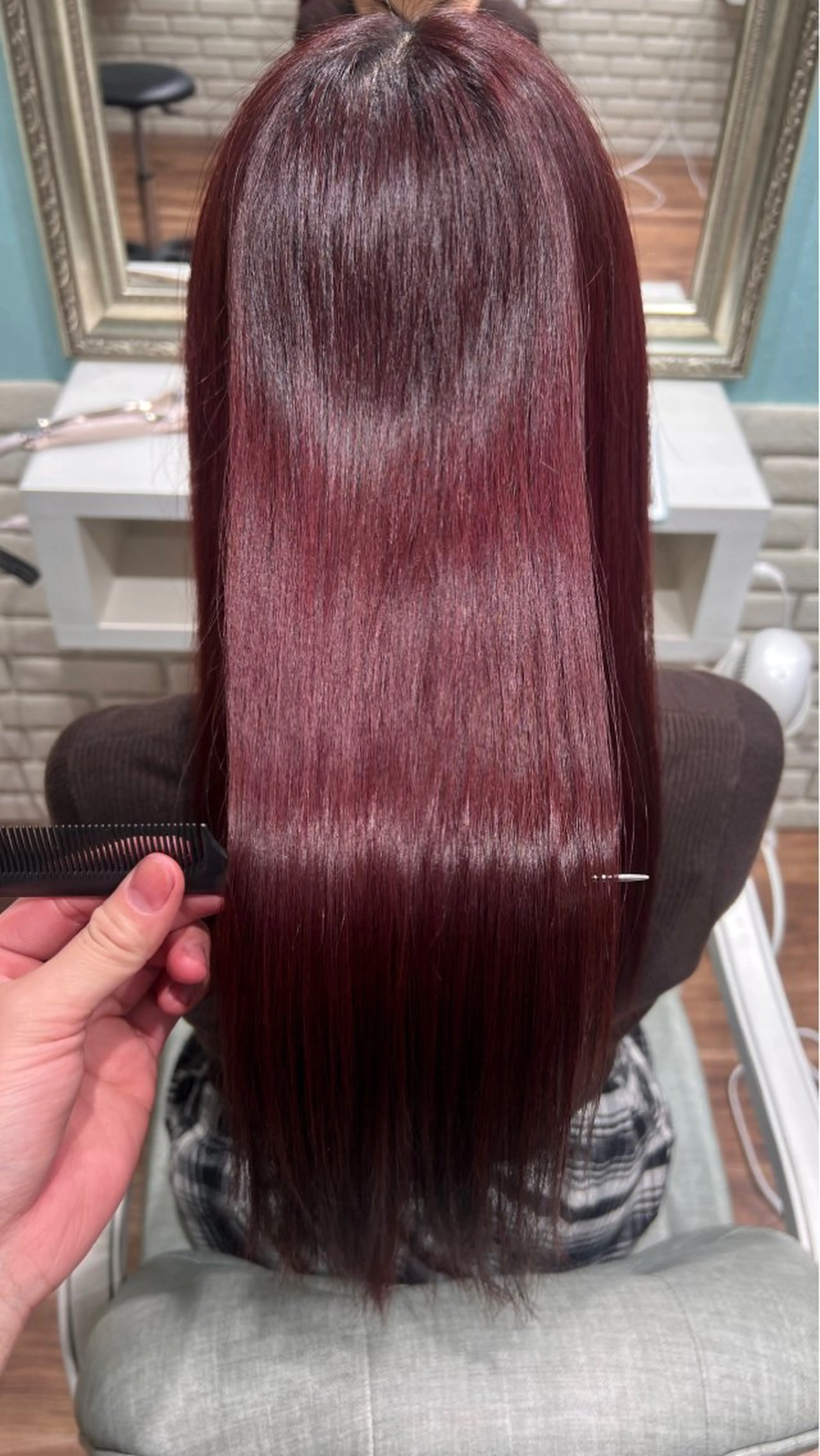 ロング カラー ブリーチ ヘアカラー Re.ly所属・山下/高田馬場 /美髪/透明感カラーのヘアスタイル