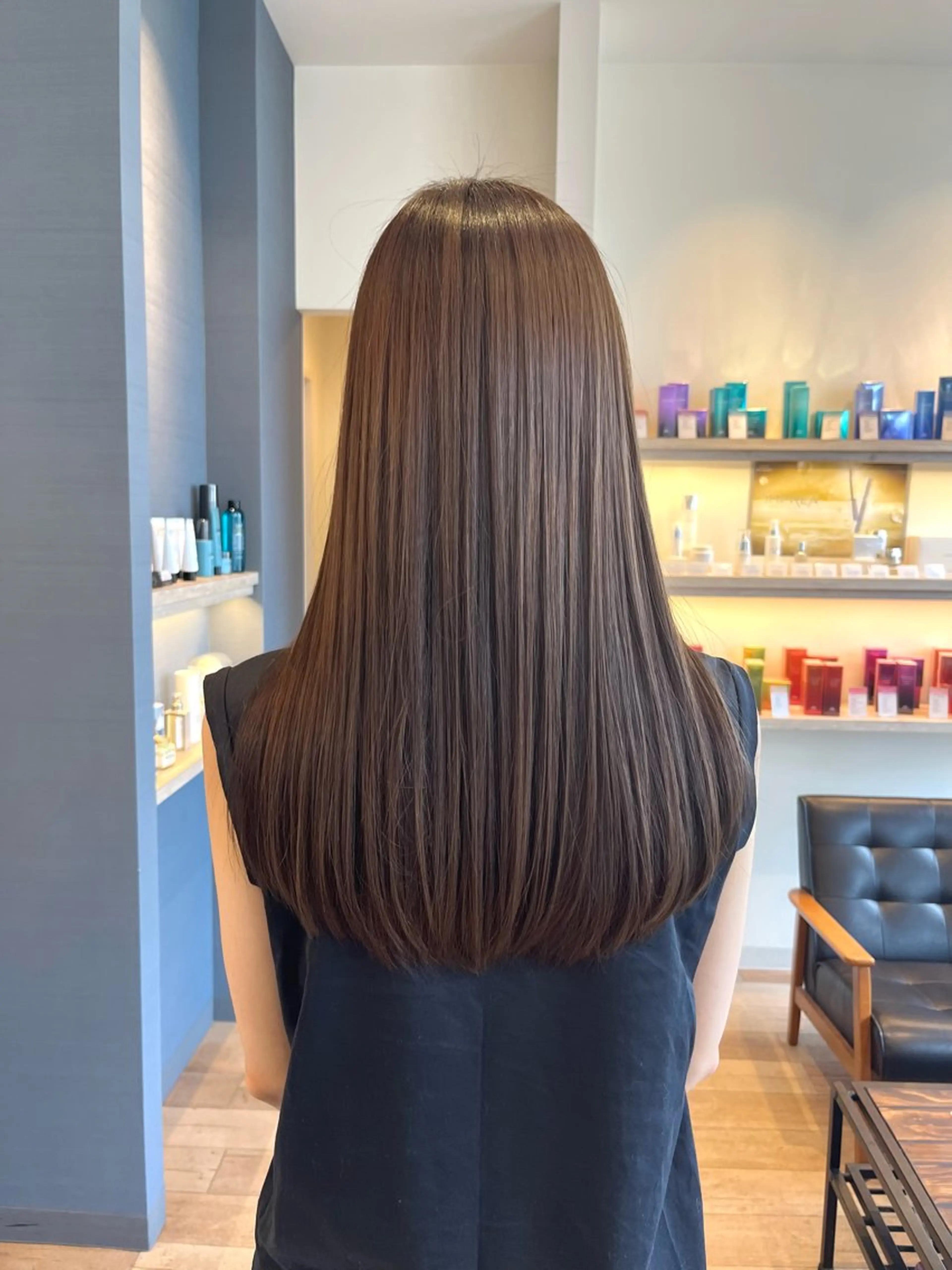 セミロング カラー カット ヘアカラー セジールヘアメゾン所属・韓国レイヤー/透明感 カラー🐈曾根高のヘアスタイル