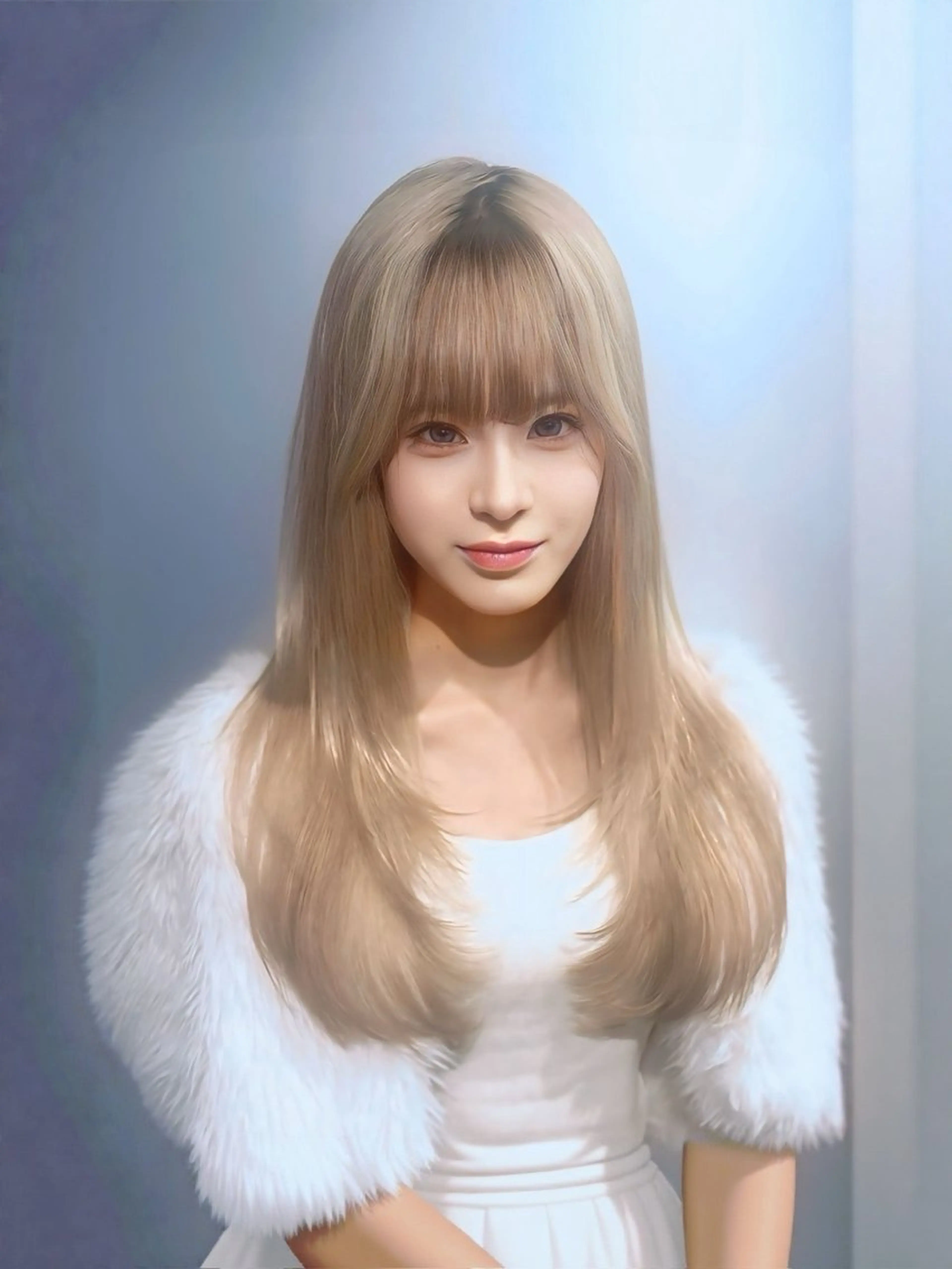 ロング カラー カット ヘアカラー トリートメント ブリーチ×レイヤー ×エクステ💫ひかるのヘアスタイル