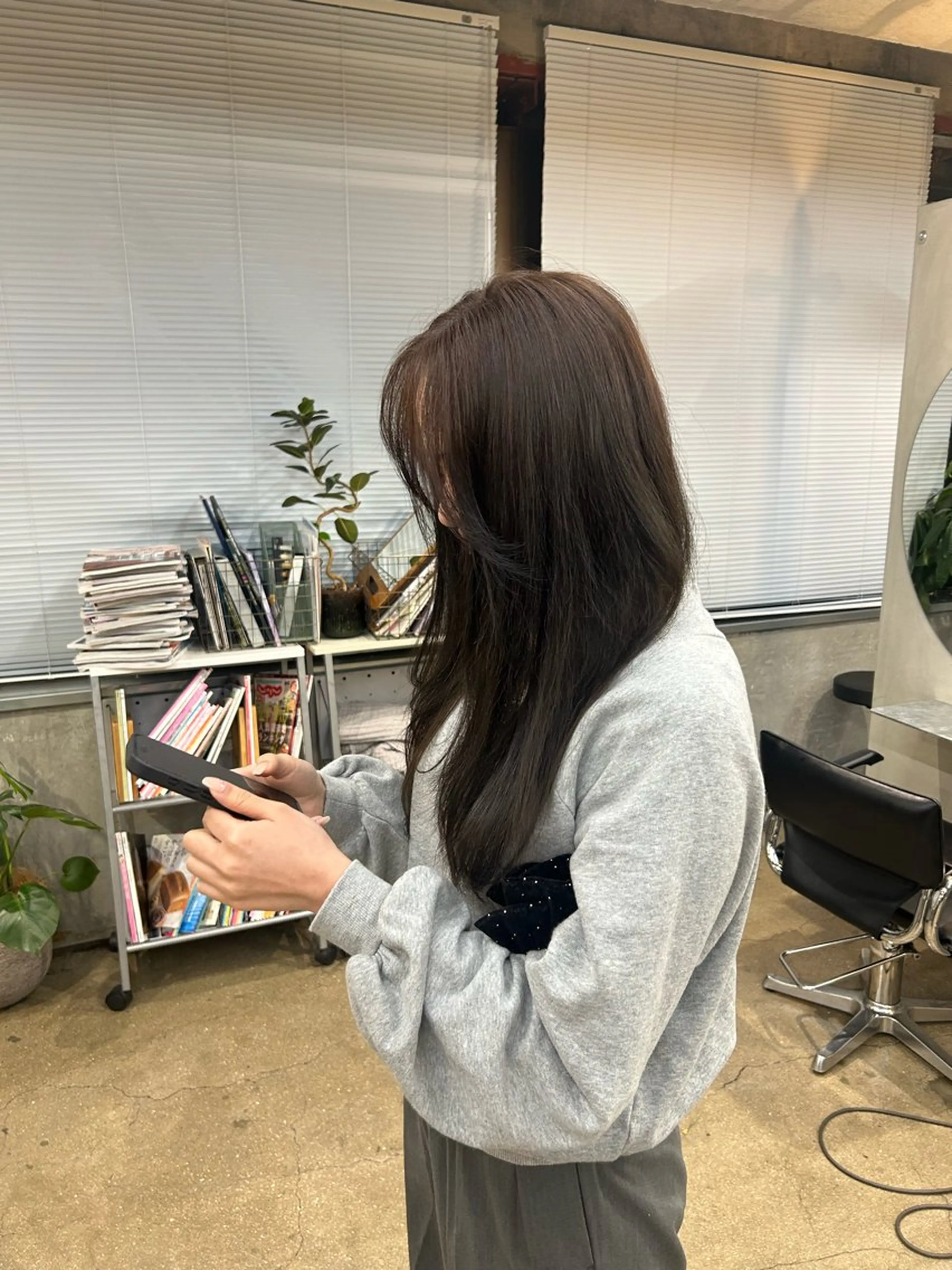 ロング サワムラ ソナタのヘアスタイル