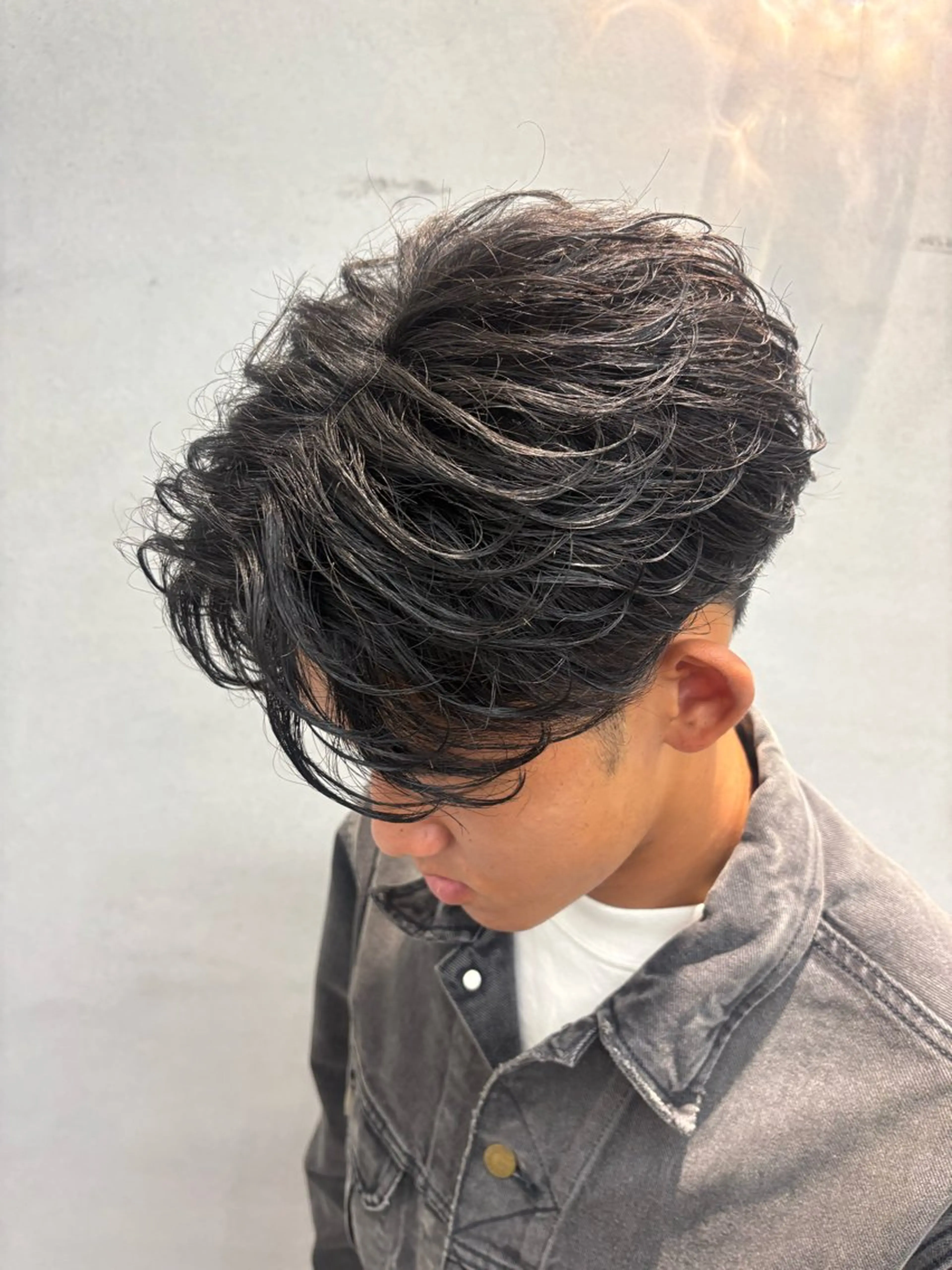 パーマ メンズ カット パーマ 中島 耀一朗のヘアスタイル