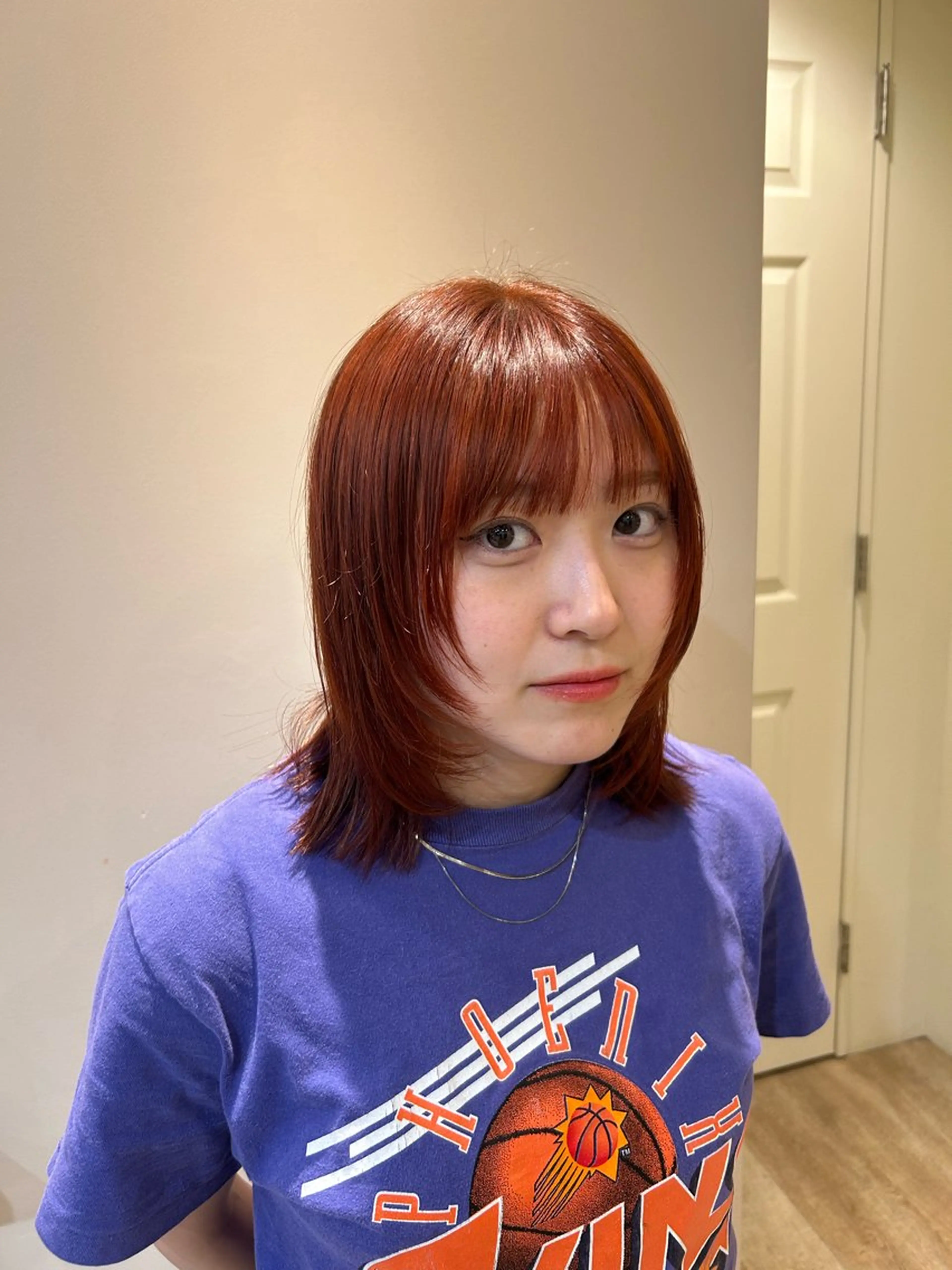 ミディアム カット ヘアカラー トリートメント ♥yelm ユウナ♥のヘアスタイル