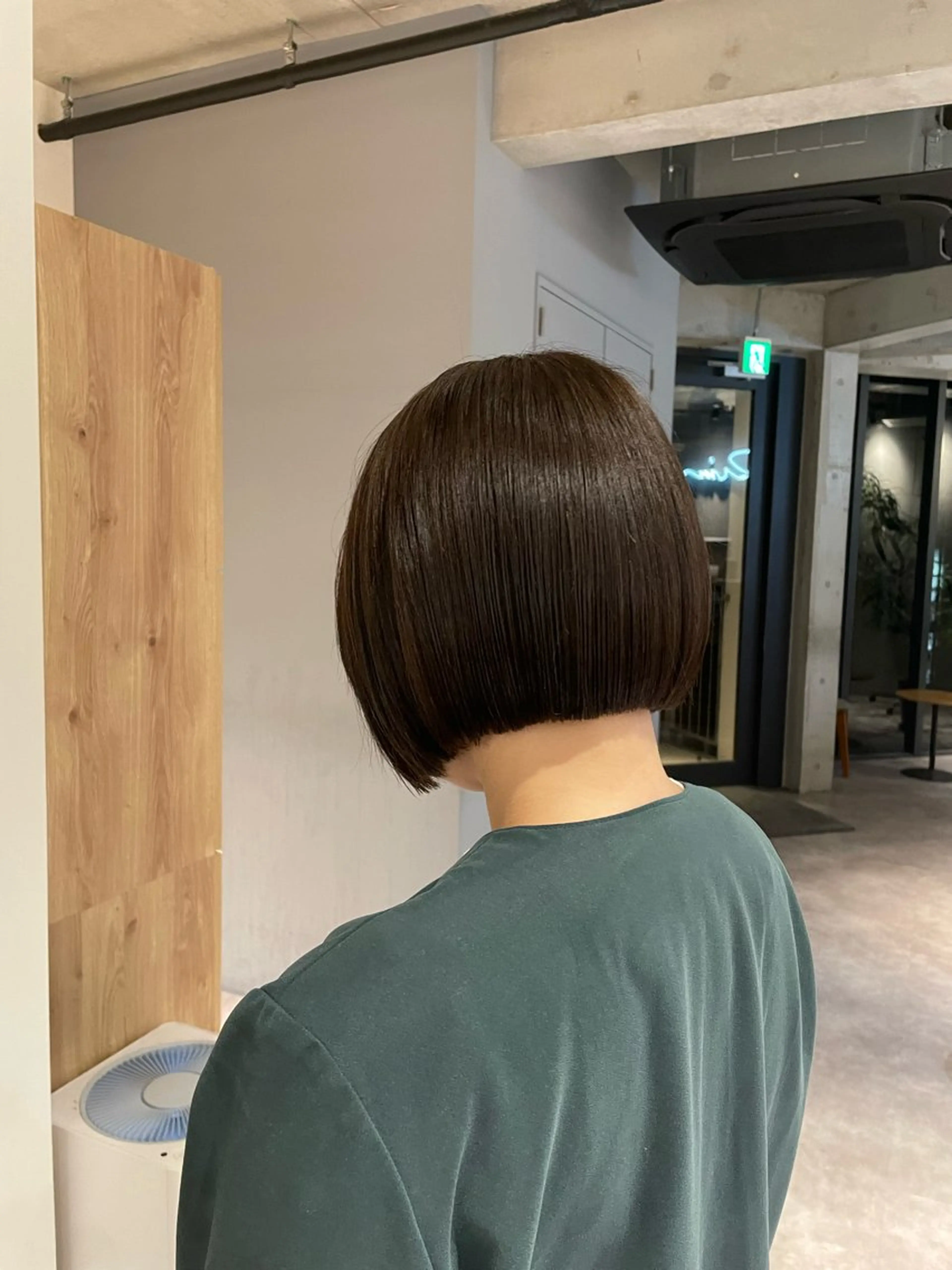 ショート ボブ カット トリートメント 葉月/ボブ/ 透明感カラー／中目黒のヘアスタイル