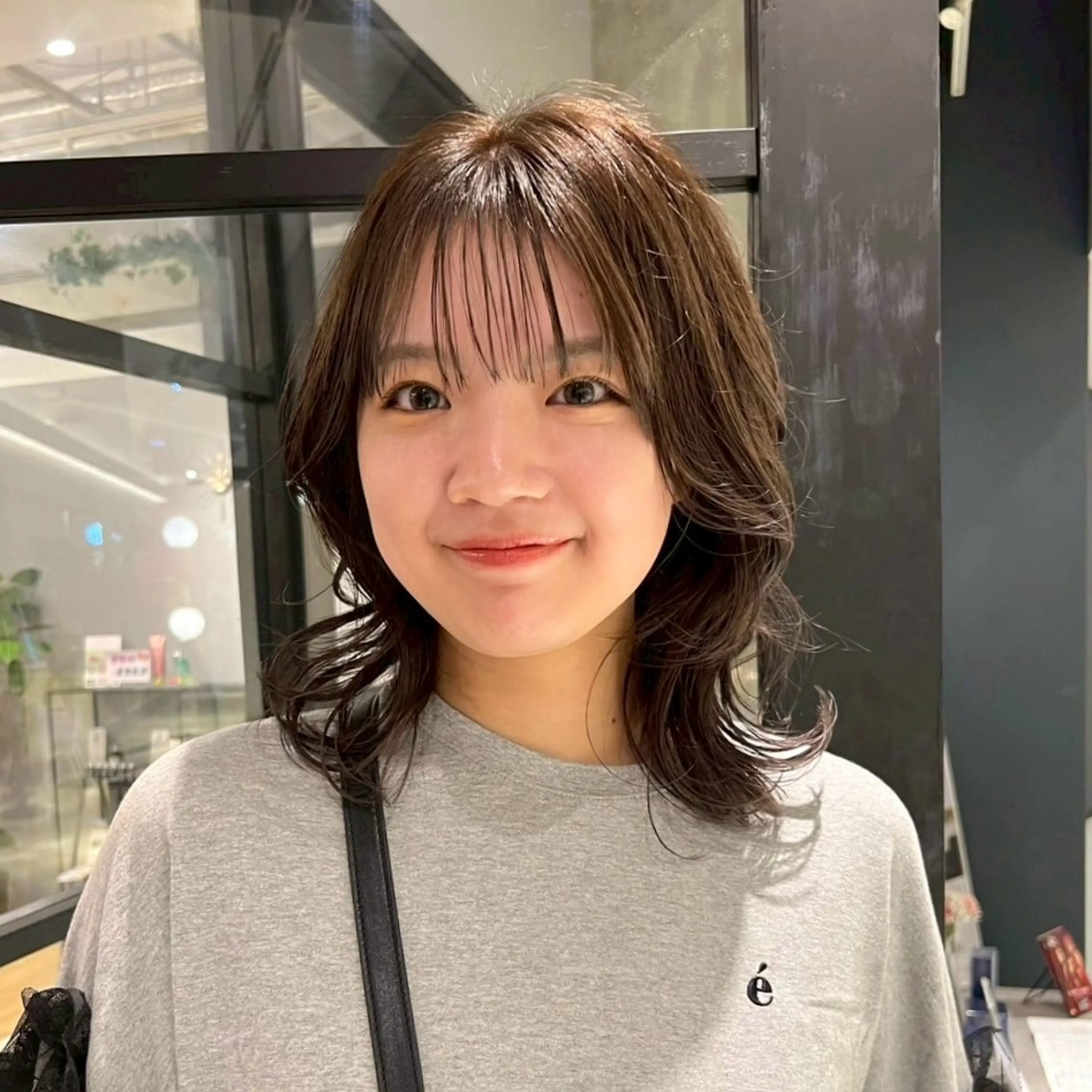 ミディアム 暖色/ボブ/吉岡美音 GIEN NU茶屋町のヘアスタイル