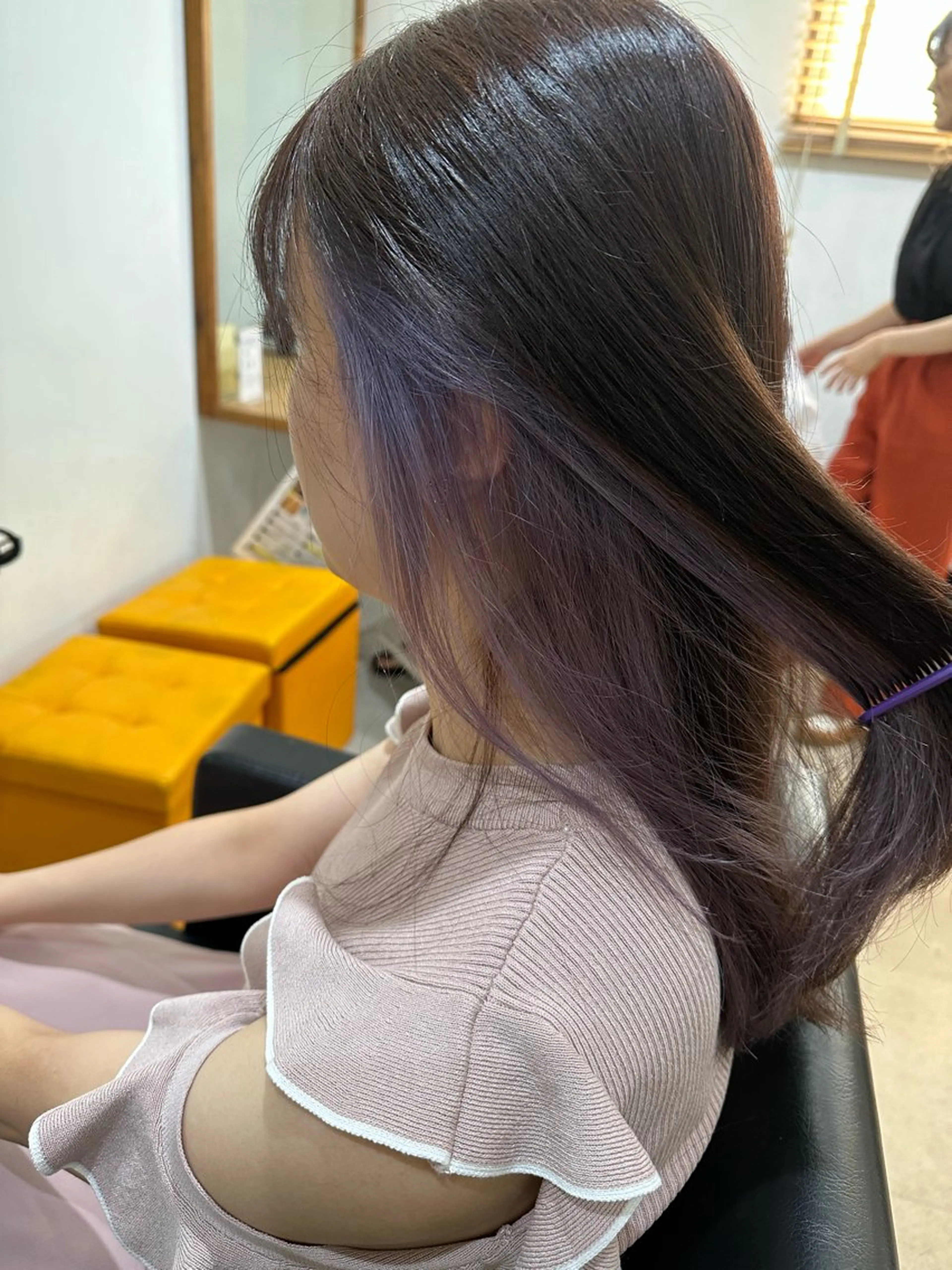 カラー 🐬脱白髪染めカラー 清水大世🐬のヘアスタイル