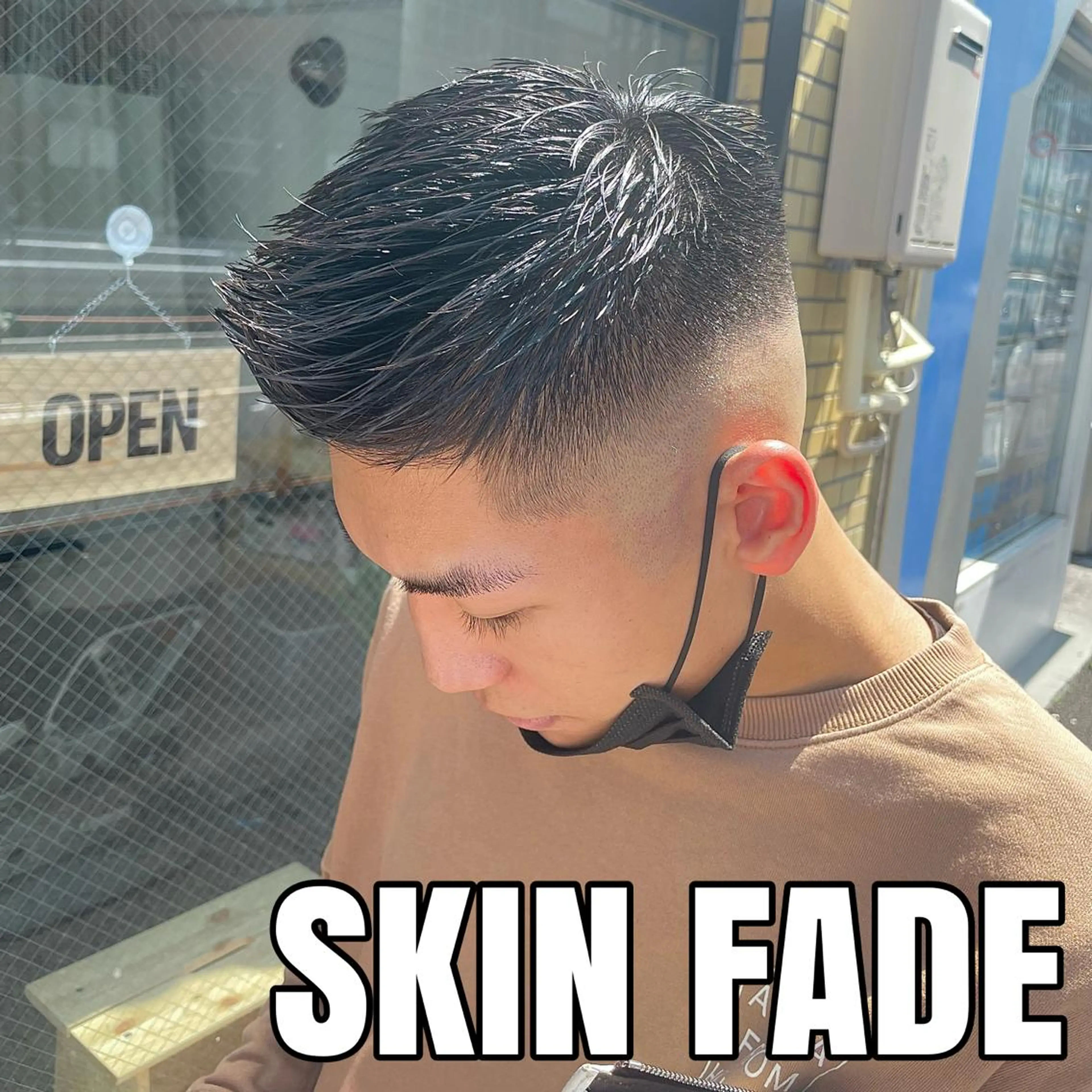 ショート メンズ フェードカット スキンフェード カット 💈メンズパーマ💈 ナカザワ　　リョウのヘアスタイル