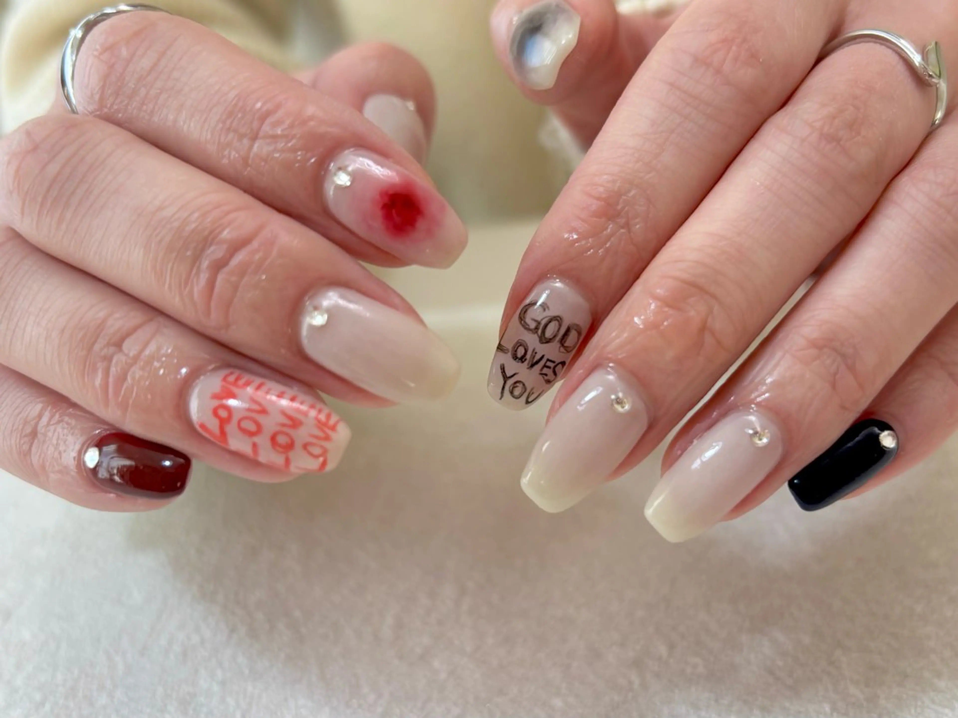 ネイル ハンドネイル yurina ☆のネイルデザイン