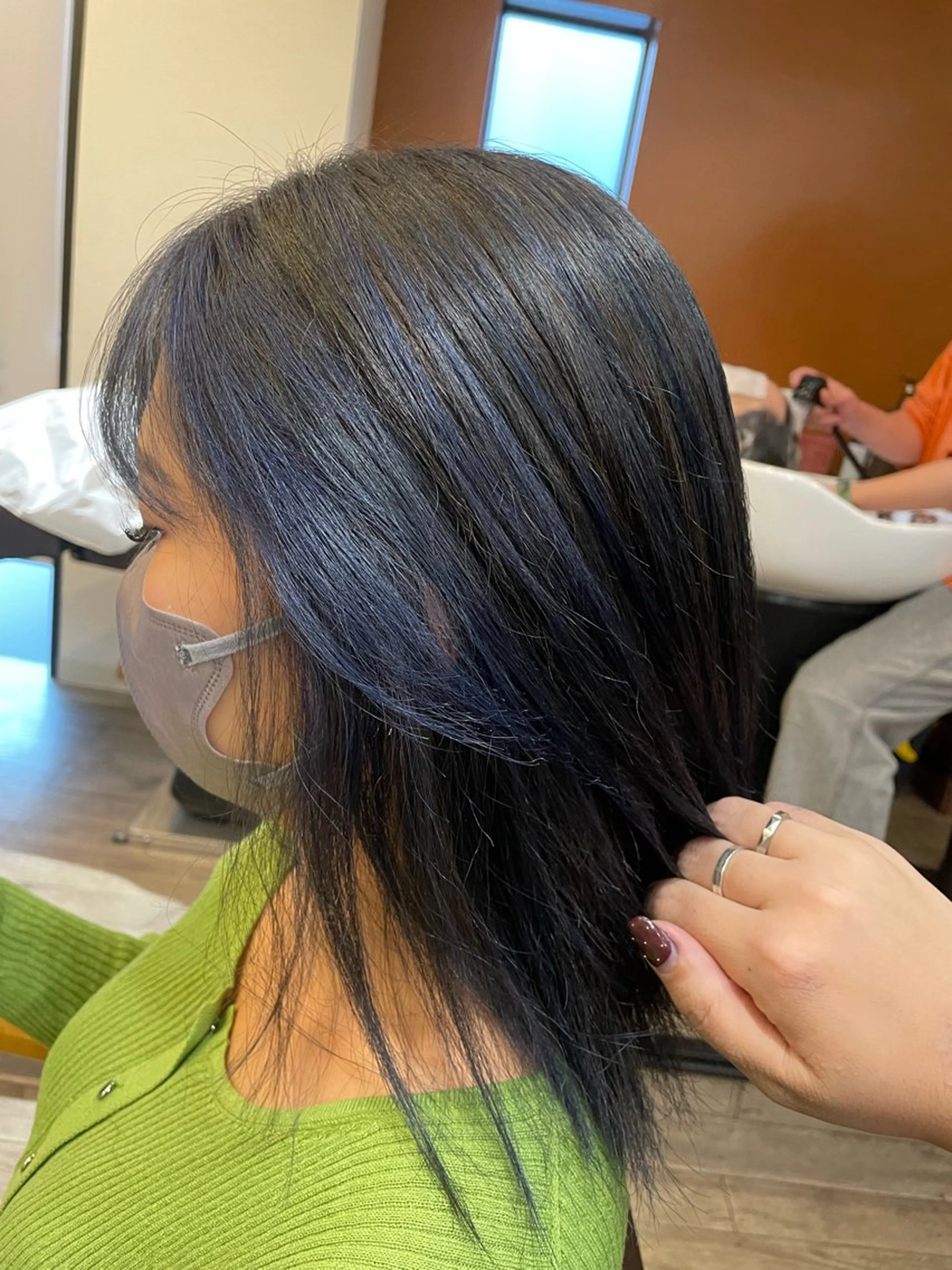 ミディアム カラー ハイライトカラー ハイライト nalu新宿所属・🦋春山 さとみ🦋のヘアスタイル