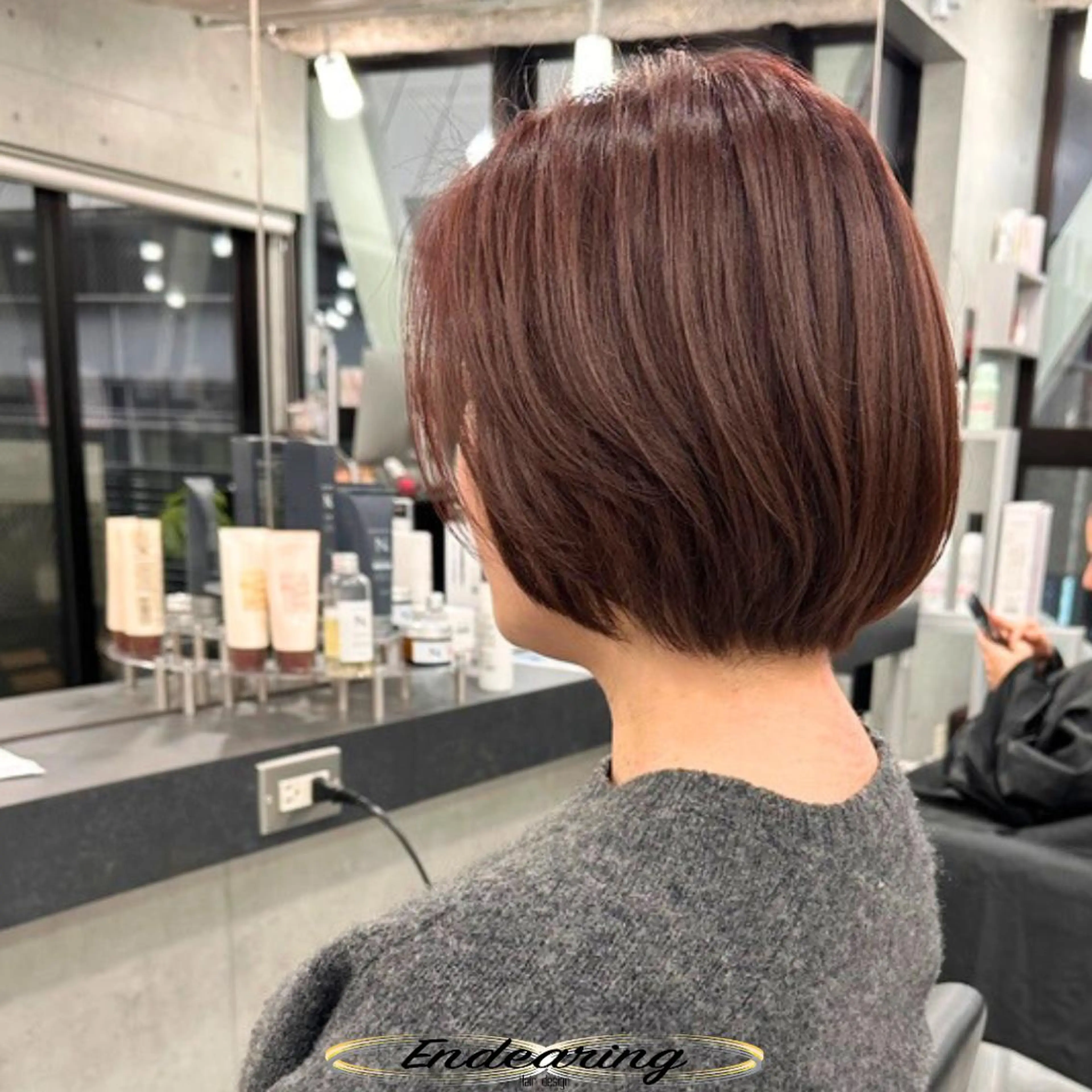 ショート ショートボブ ボブ レイヤーカット 似合わせカット ショートヘア カット ヘアカラー Endearing 銀座/レイヤーカットのヘアスタイル