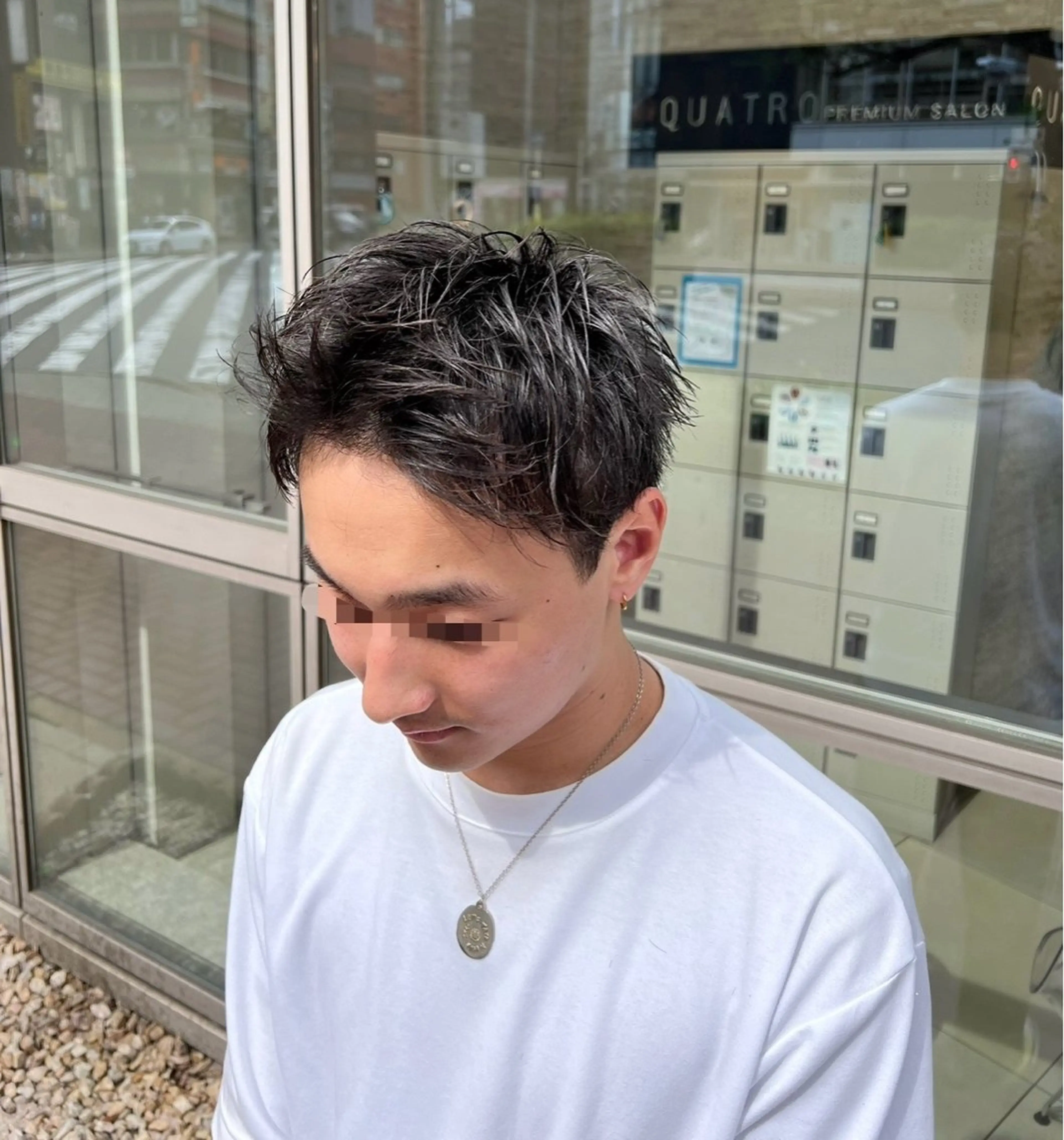 パーマ メンズ メンズ特化/勝田駅/ 佐和駅/鈴木輝瑠/のヘアスタイル