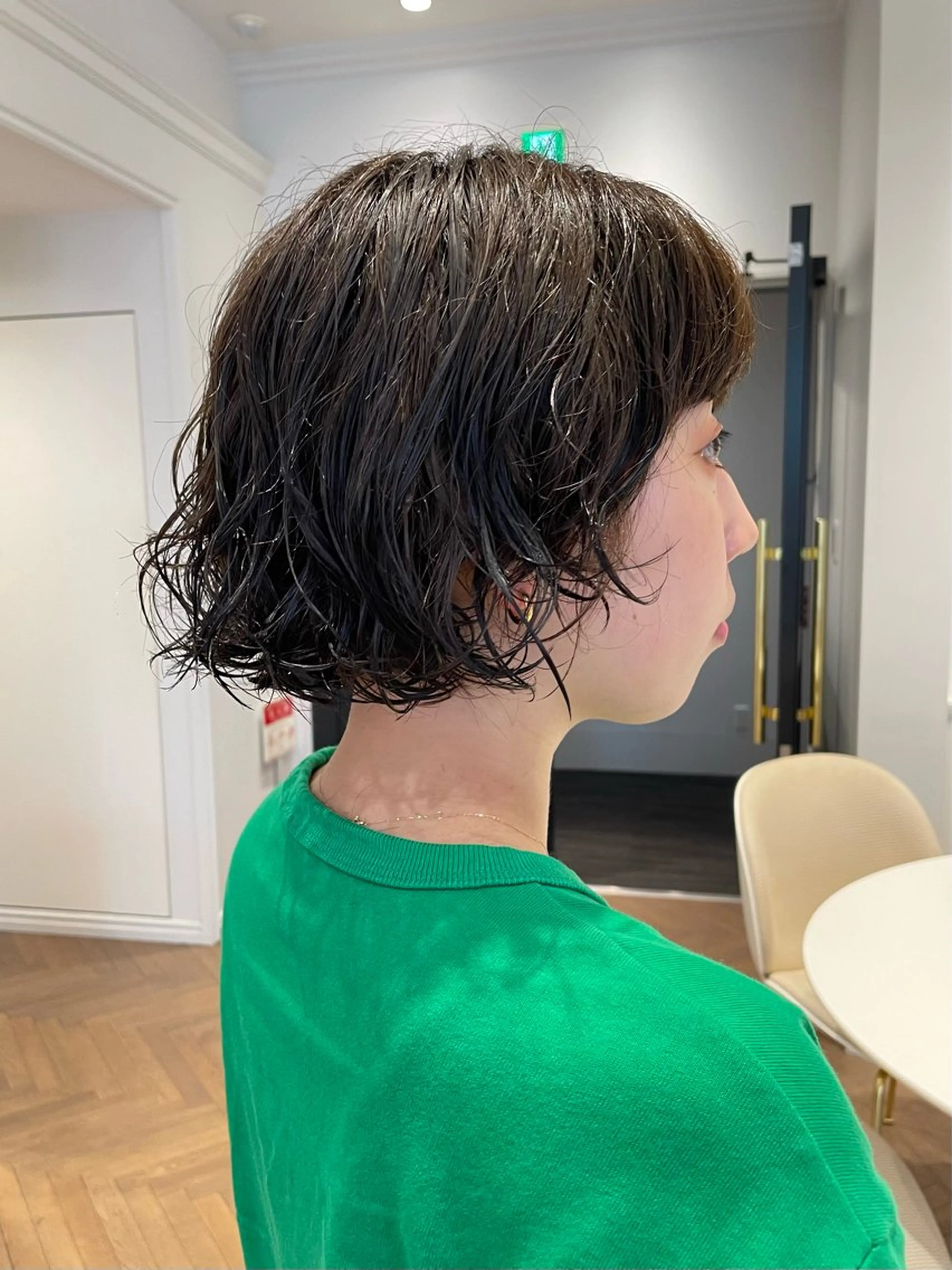 ショート パーマ カット パーマ ELLE salon サエのヘアスタイル