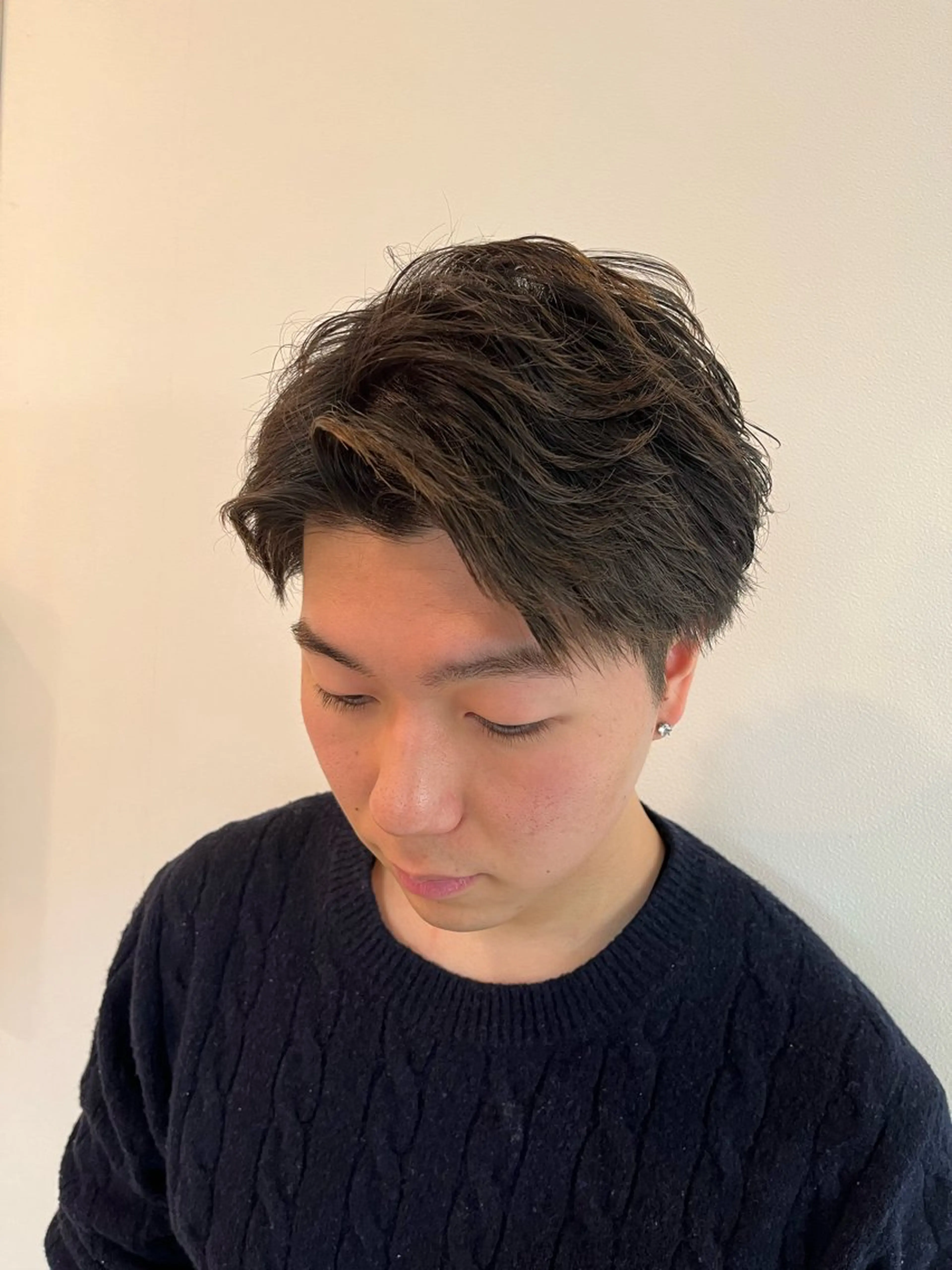 パーマ メンズ 外川 生純美ೀ🌝のヘアスタイル