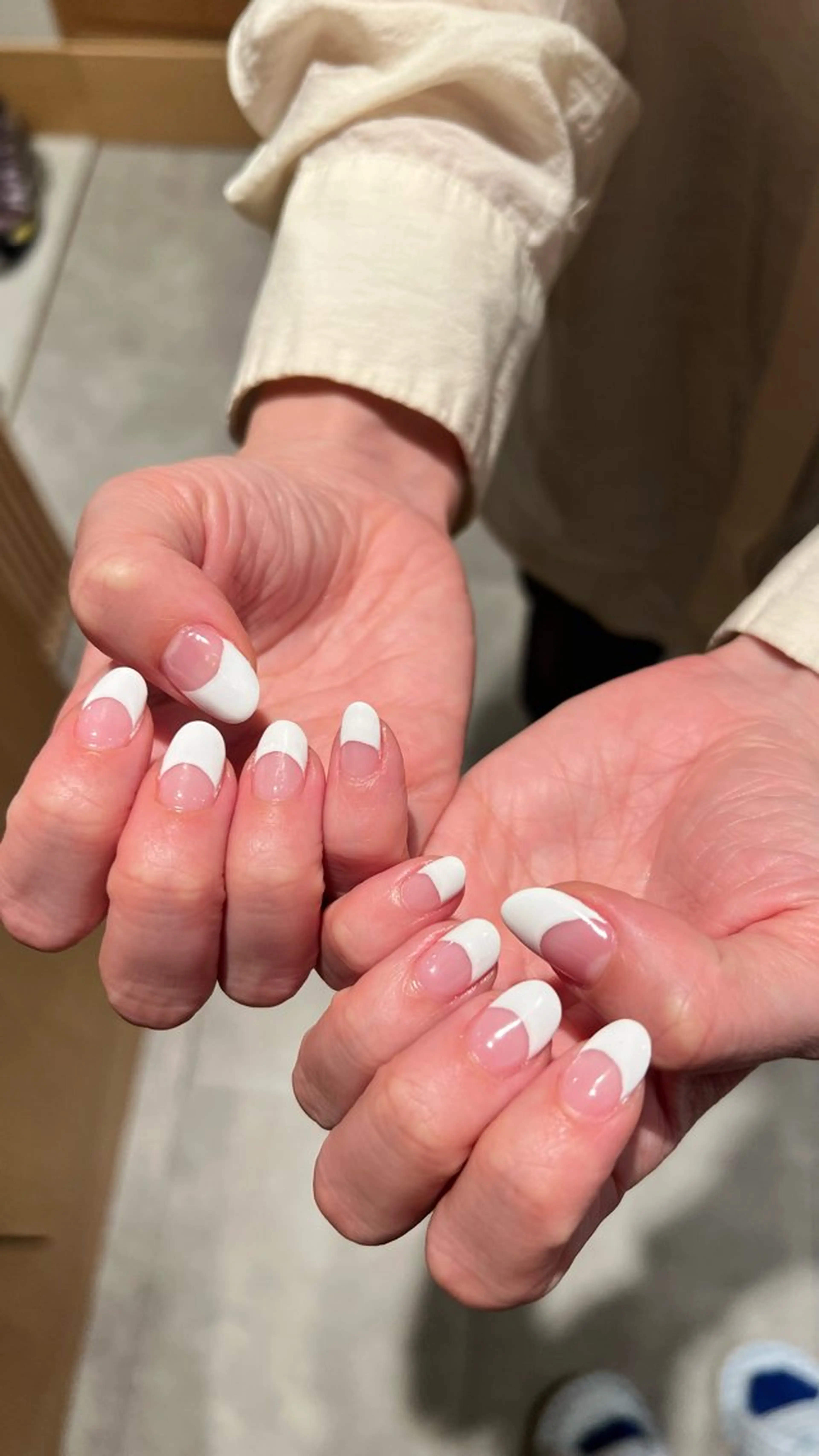 ネイル フレンチネイル nail atelier ZENN所属・ZENN YURINAのネイルデザイン