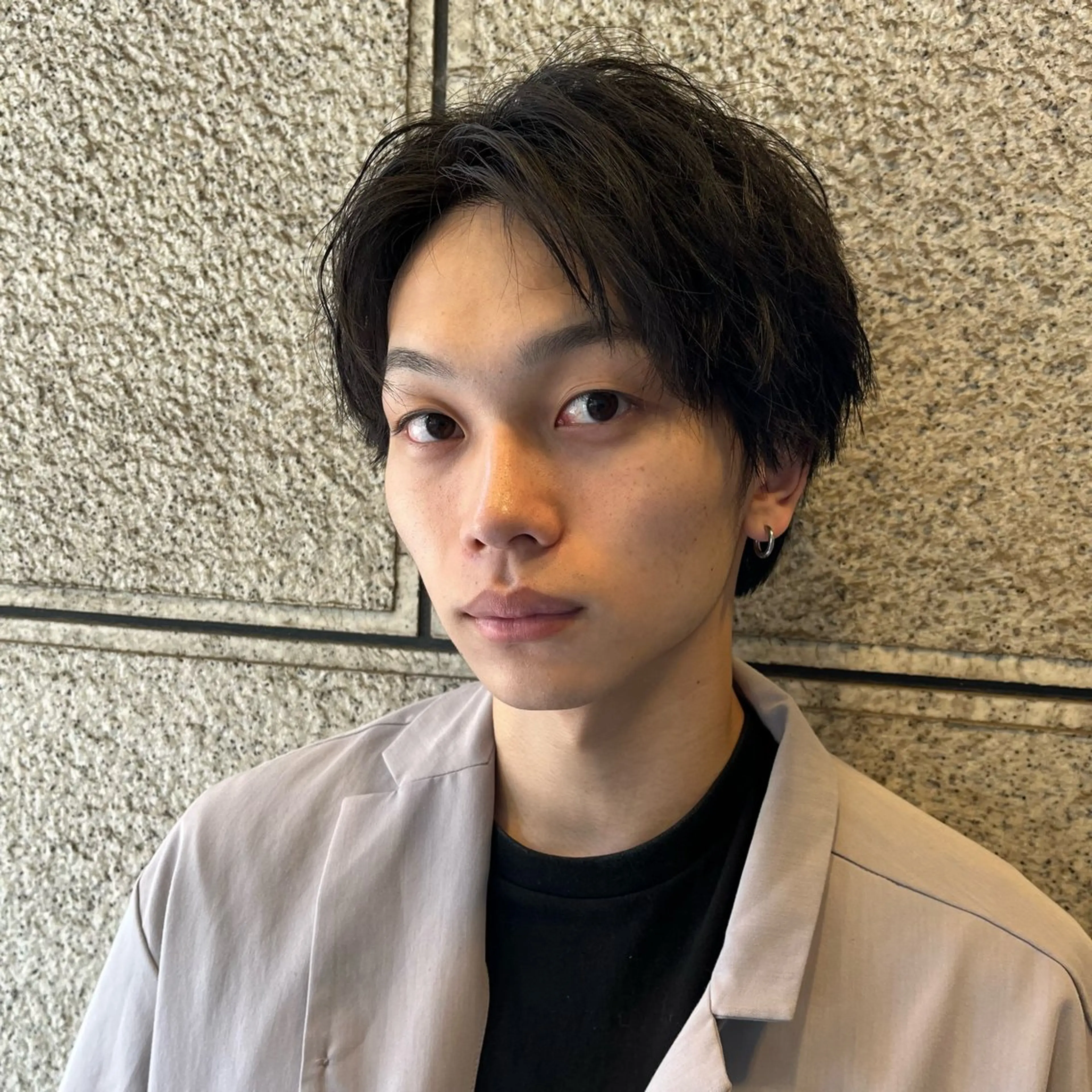 メンズ フェザーパーマ🌙 毛流れ yuzukiのヘアスタイル