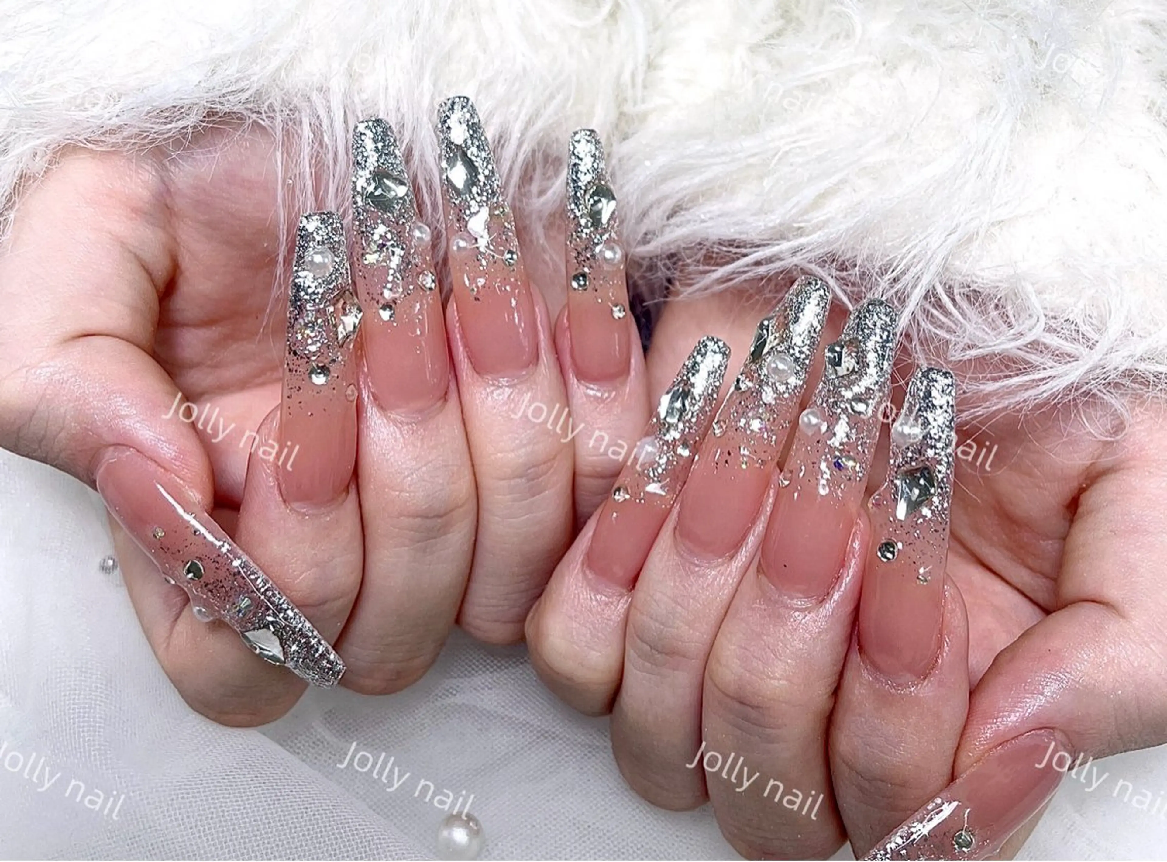 チップ長さだし＊持ち込みデザイン10本＊「ソフトジェル無理」の写真