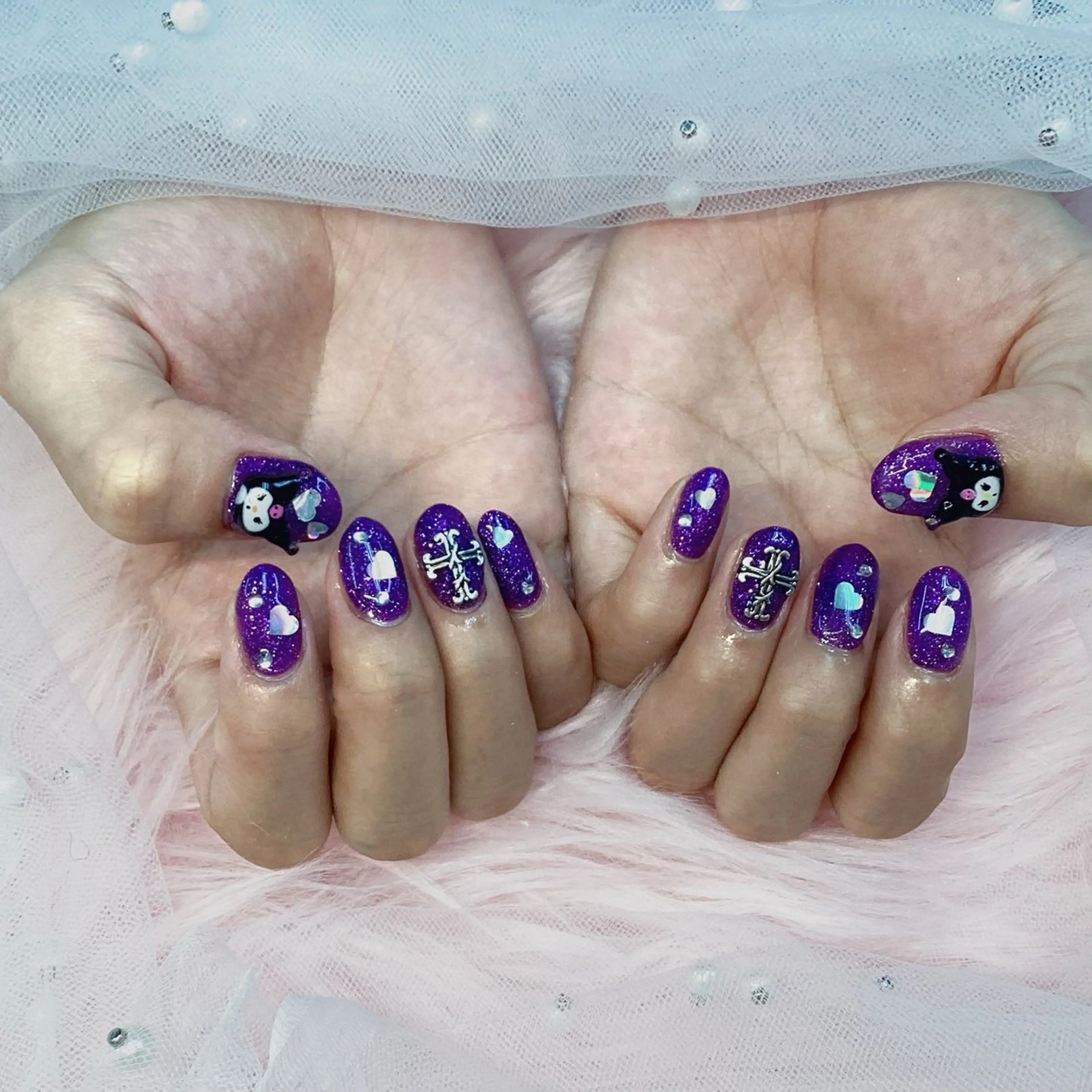 ネイル パーツ全部¥110 サロンミミのネイルデザイン