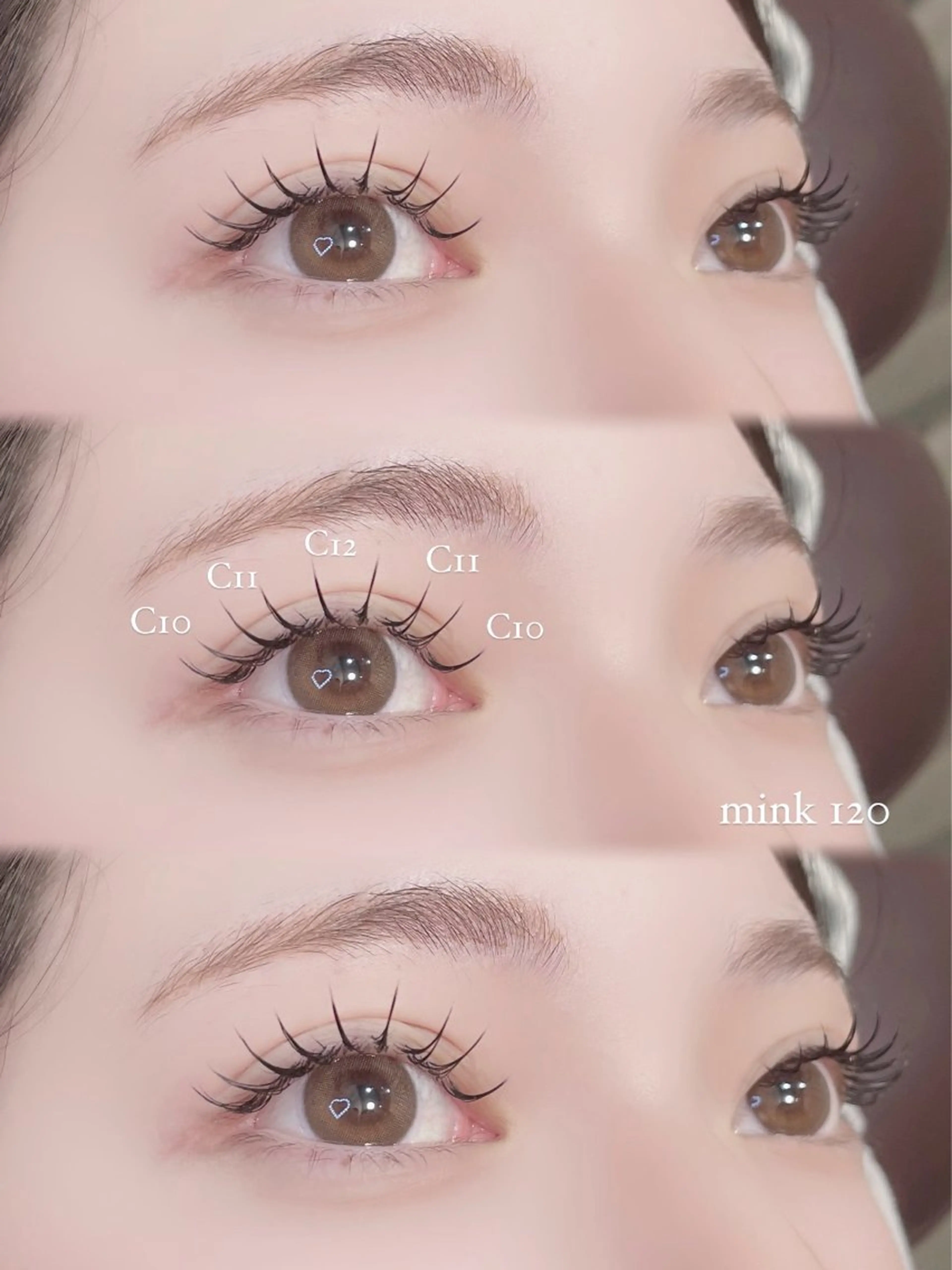 マツエク・マツパ キュート 🤍🌸 Sakura🌸🤍のマツエク・マツパデザイン