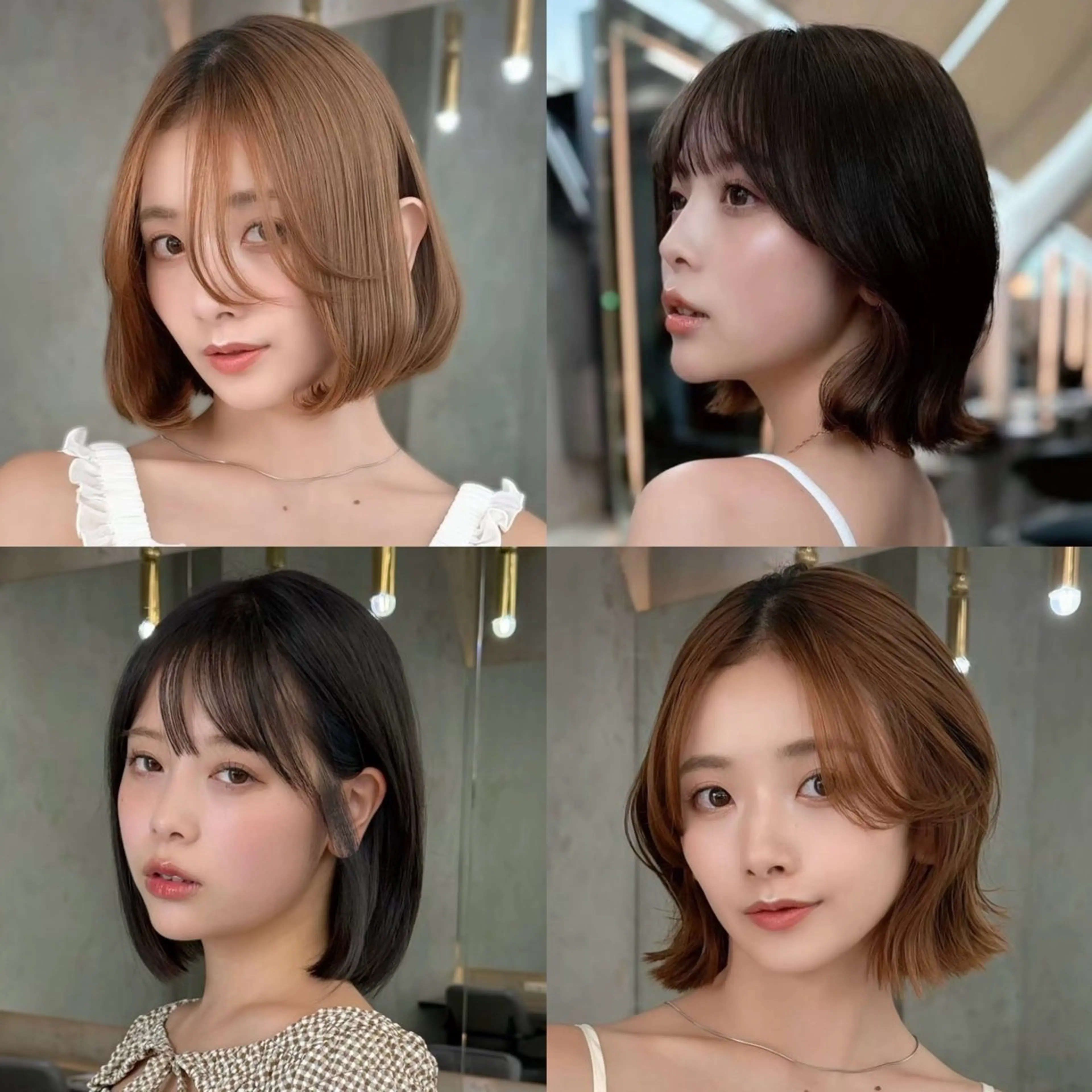 ショート ボブ/レイヤー/ 縮毛矯正/ 渡邊莉玖のヘアスタイル