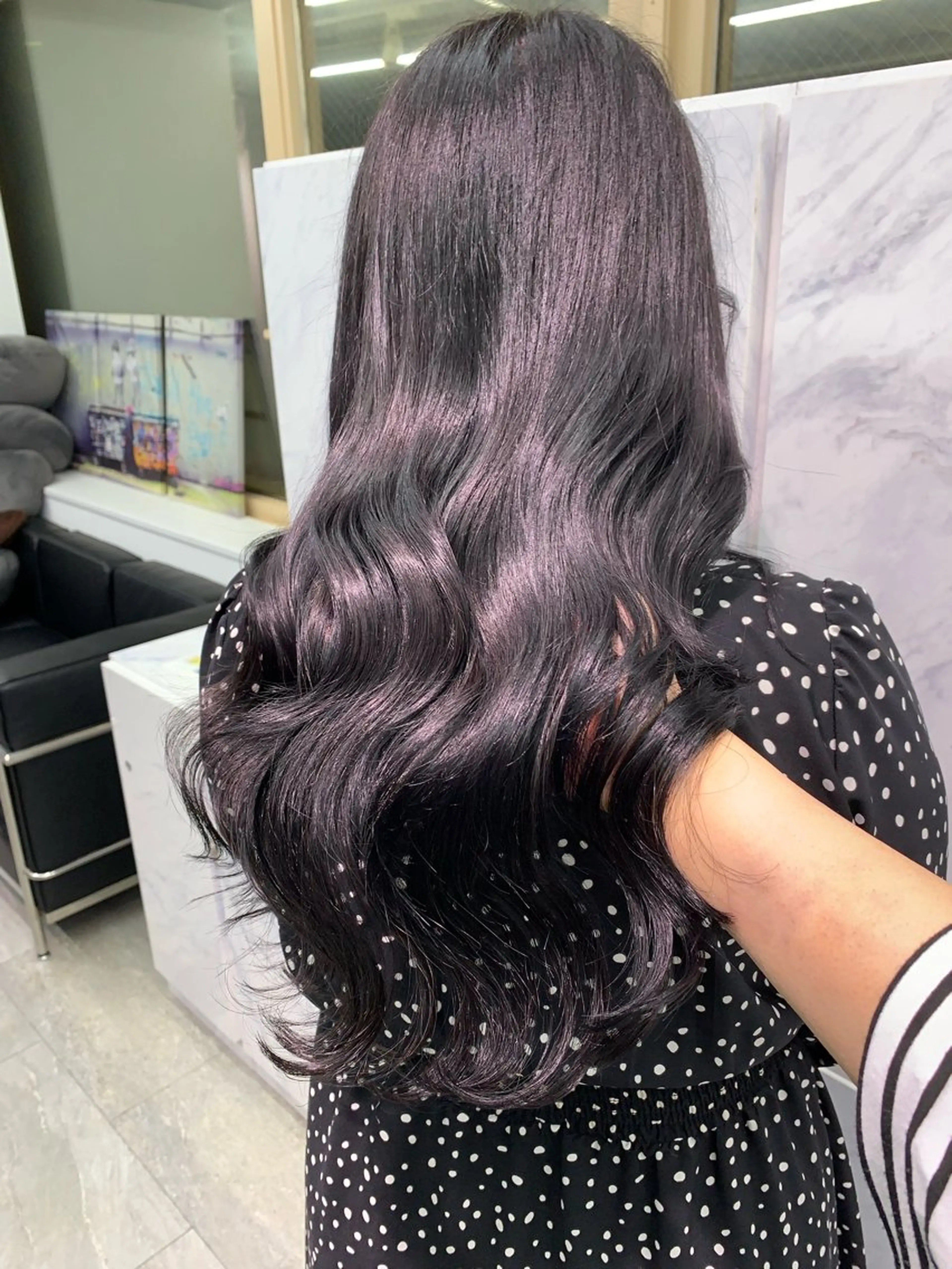 ロング プルエクステ エクステ ヘアカラー エクステ プルエクステ 🖤MIYUのヘアスタイル