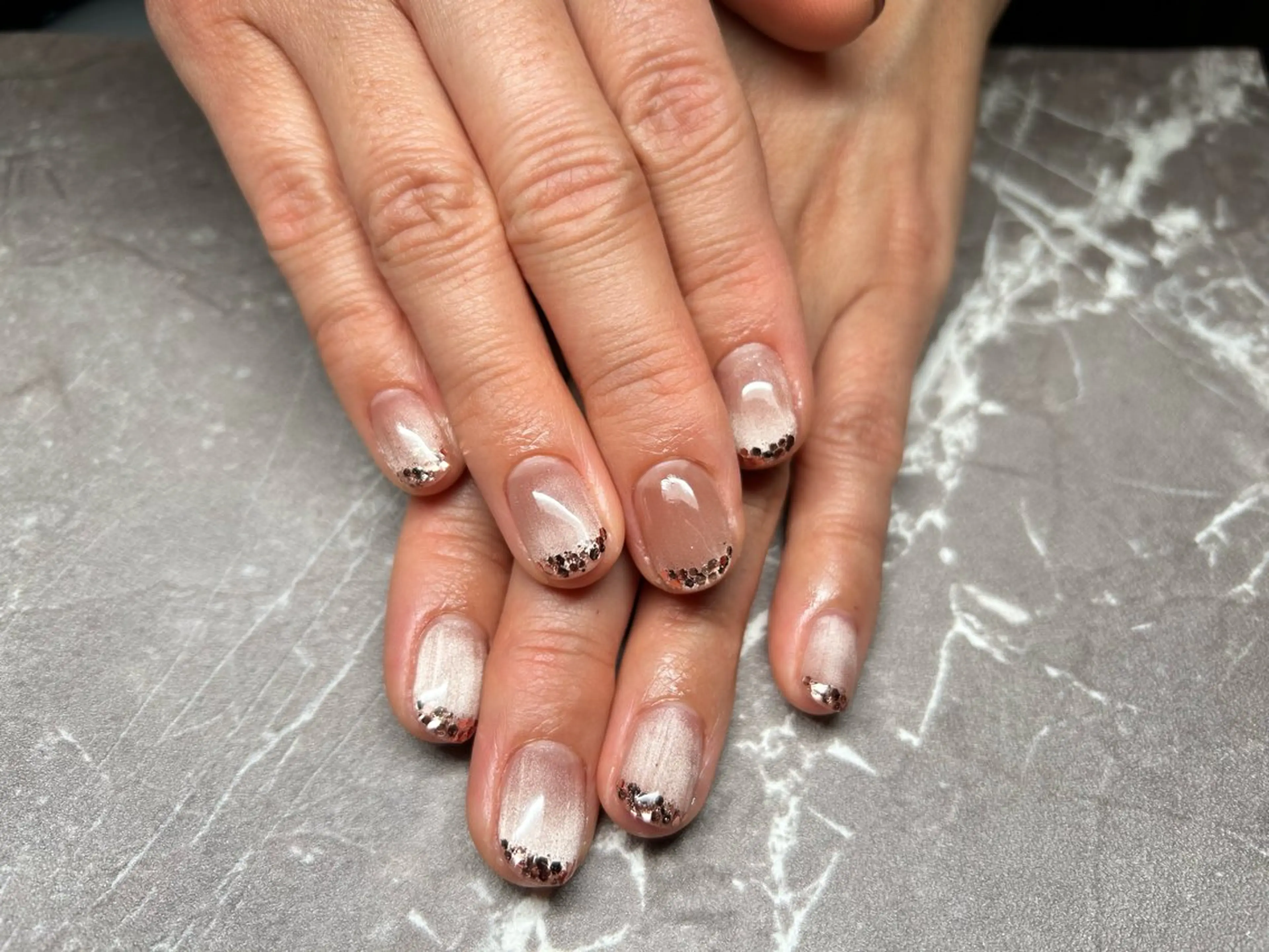 ネイル フレンチネイル マグネットネイル Lisa’s Salonのネイルデザイン