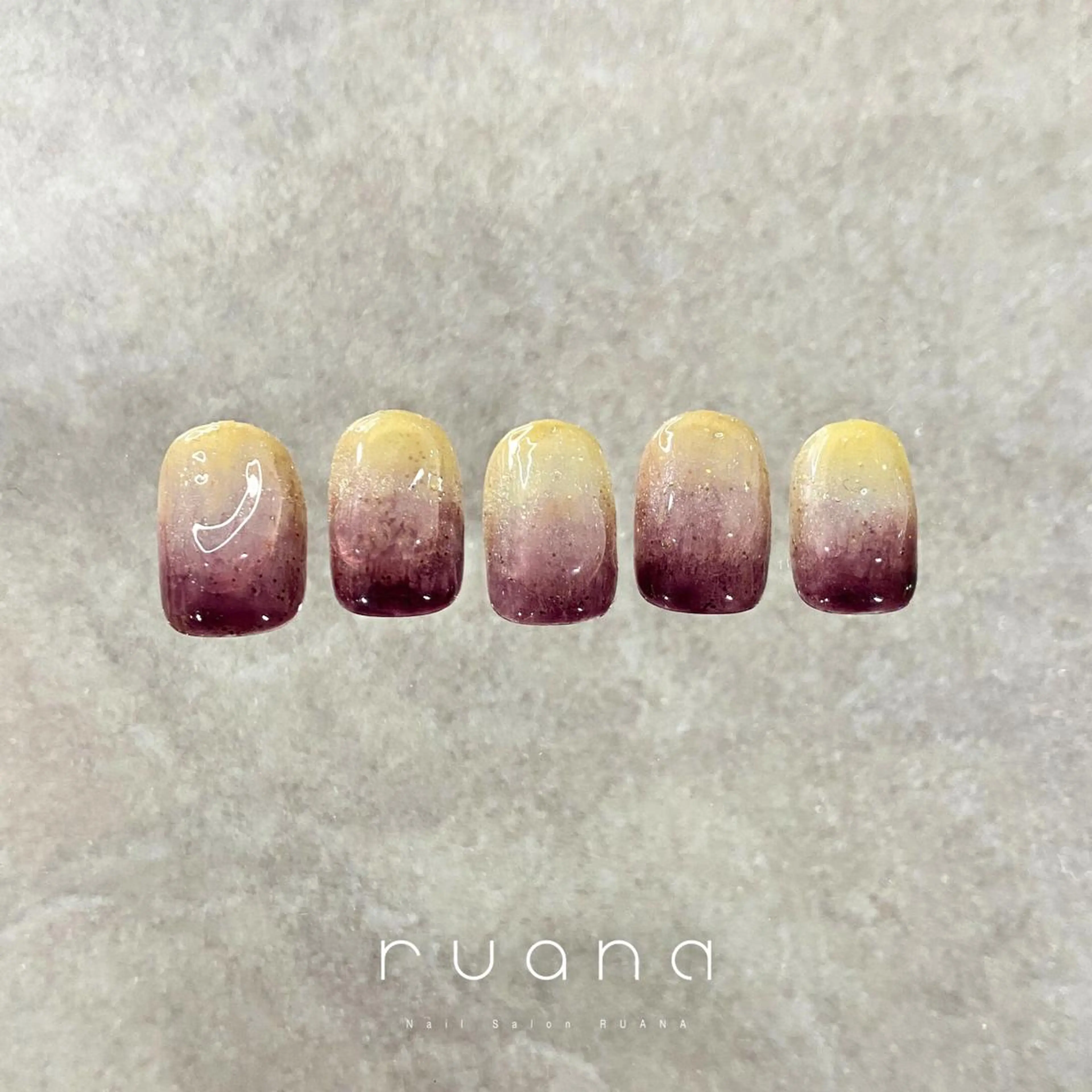 ネイル ニュアンスネイル🧡 rionaのネイルデザイン