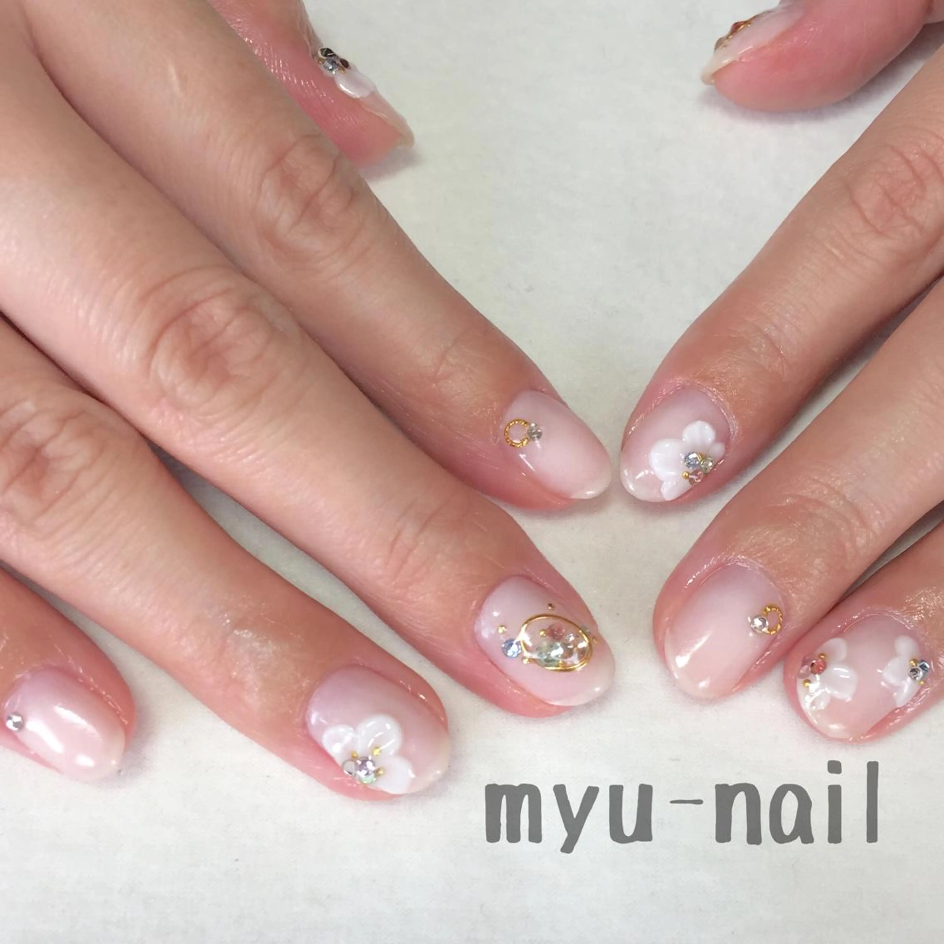 ネイル ハンドネイル ホームサロン myu-nailのネイルデザイン