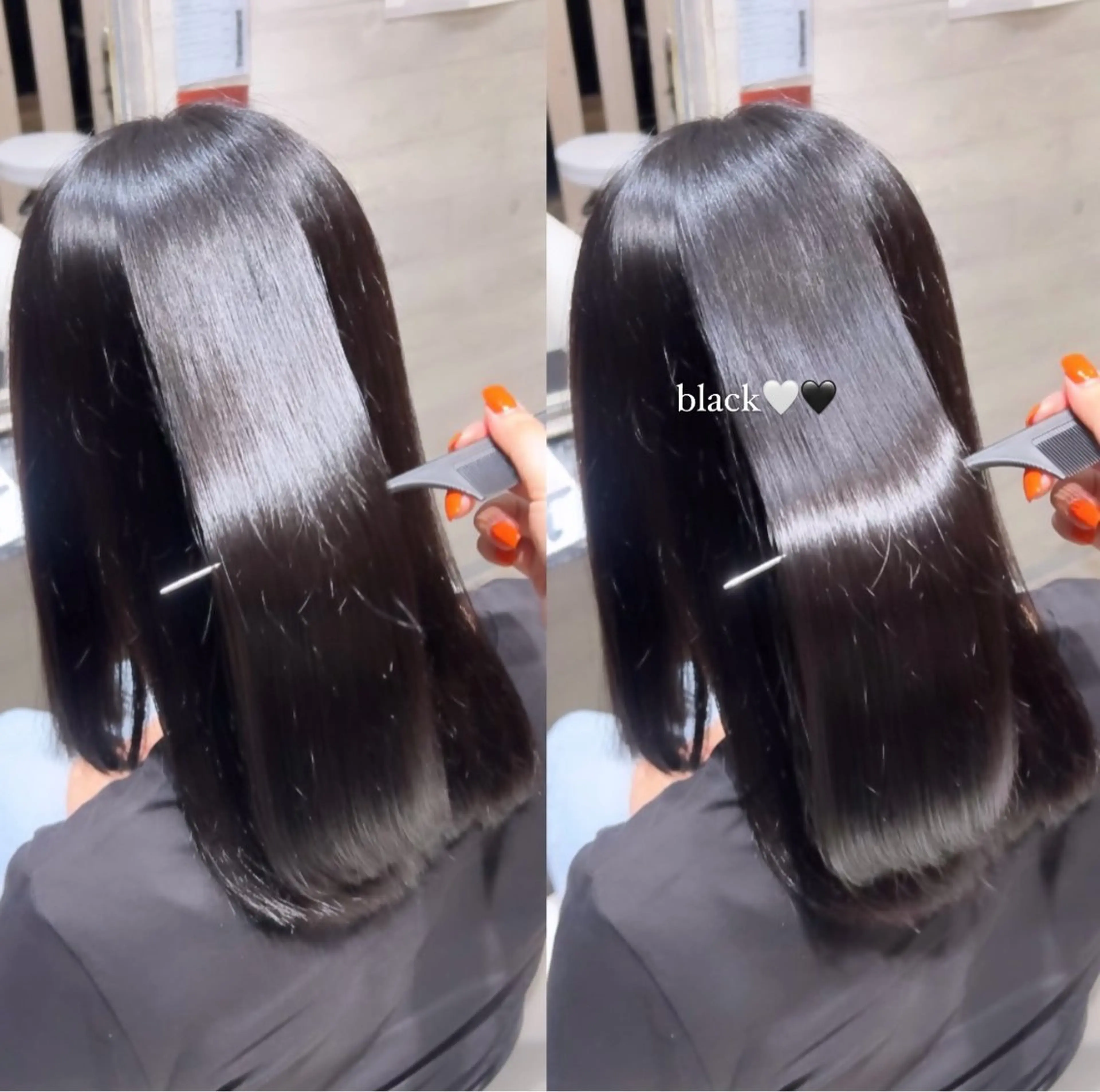 【🌼ダメージ毛で矯正できない方必見👀 】 髪質改善トリートメント🫧➕艶カラー🦋🎶♡ （ 土日 ＋1,000 ）の写真