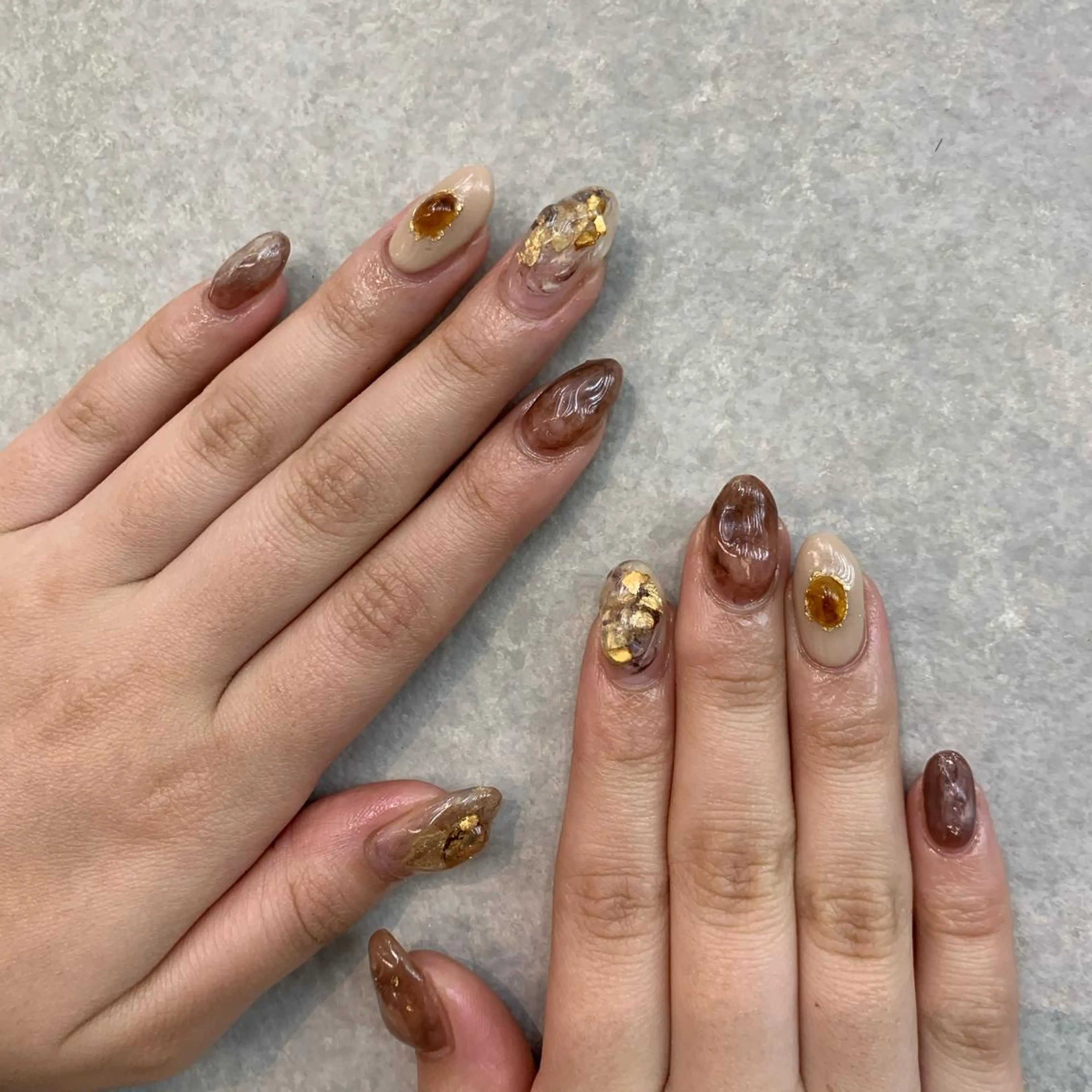カラー ネイル ハンドネイル 【淡色color/ nail】maikoのネイルデザイン