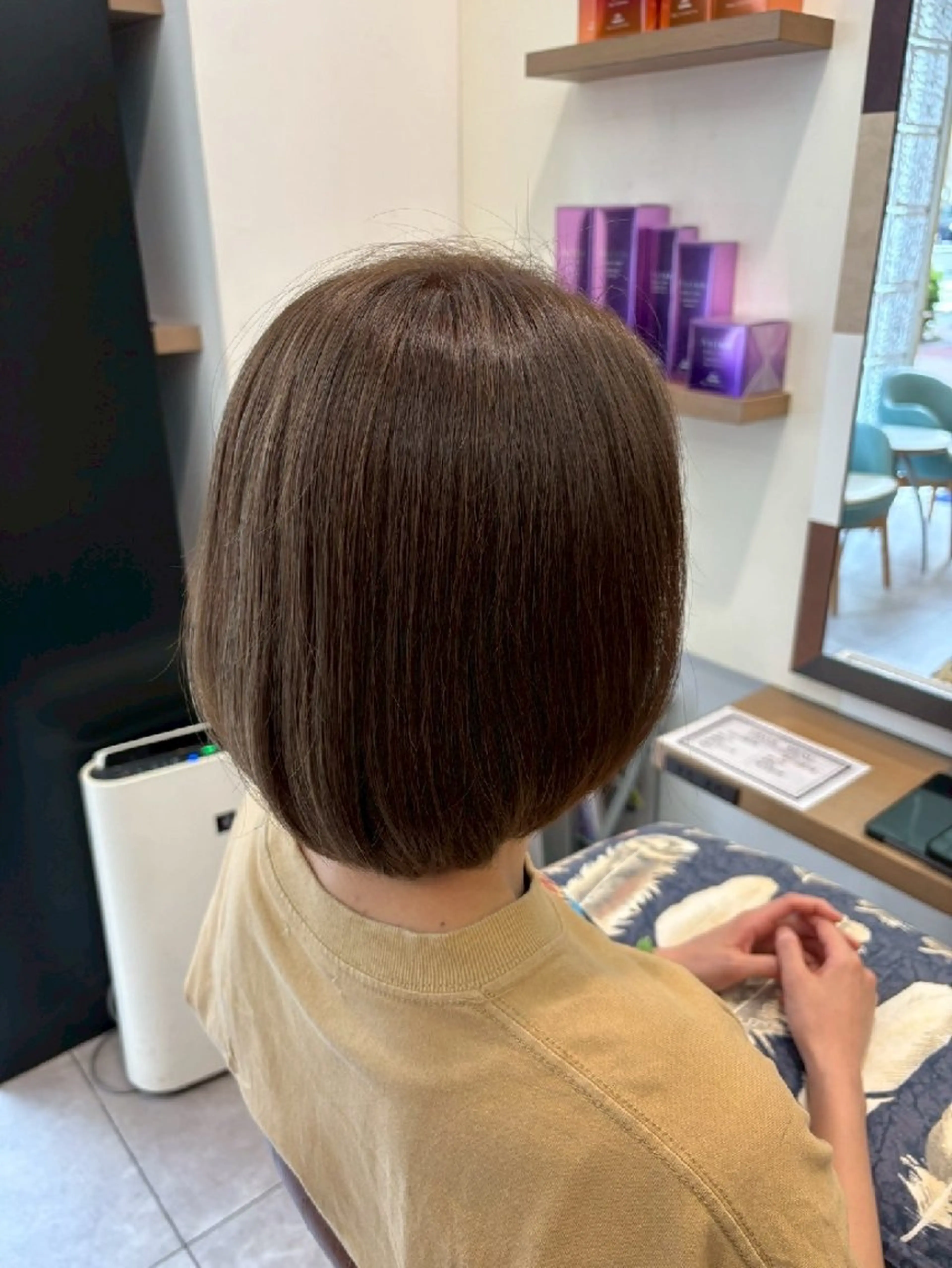 カラー ショート 吉永 楓のヘアスタイル