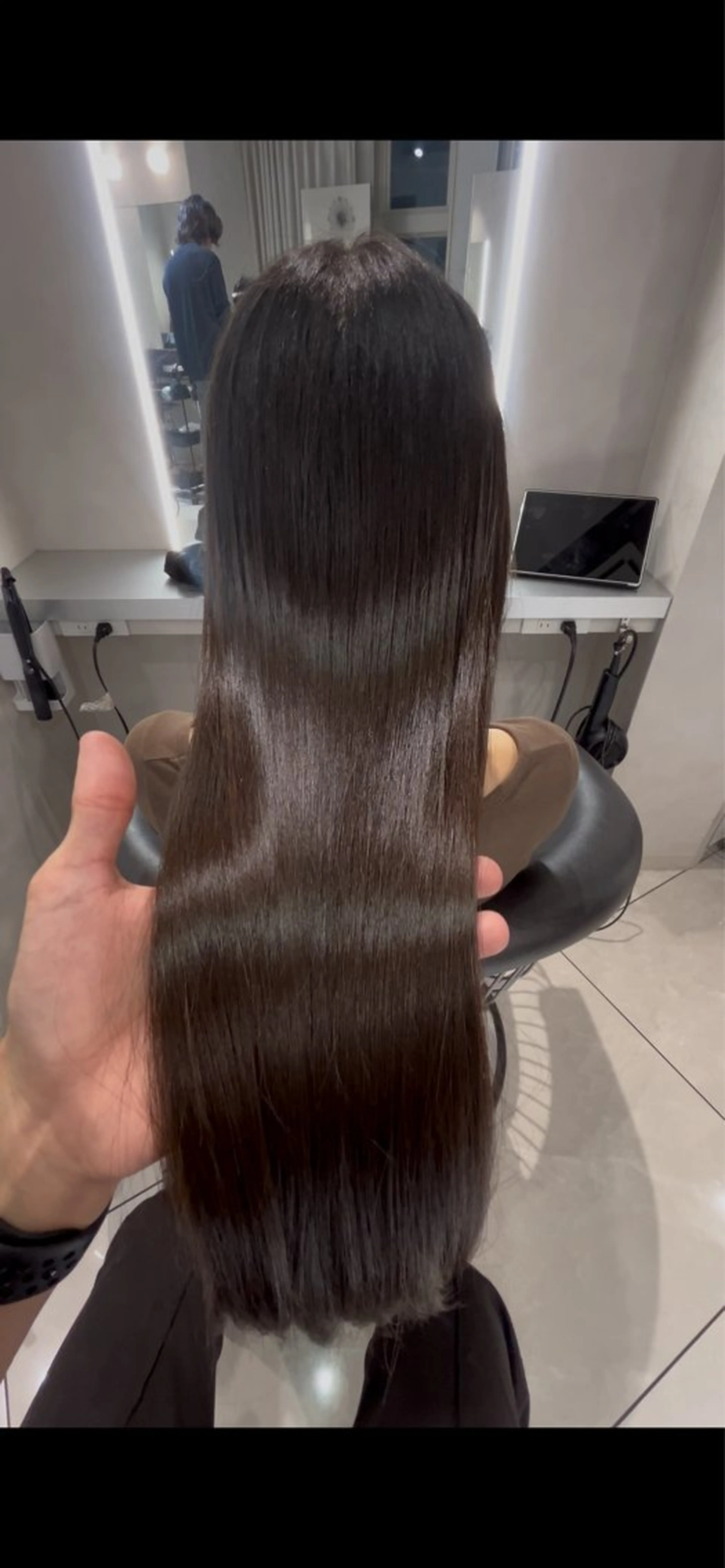 ミディアム 縮毛矯正 池袋/縮毛矯正/ 髪質改善/【光輝】のヘアスタイル