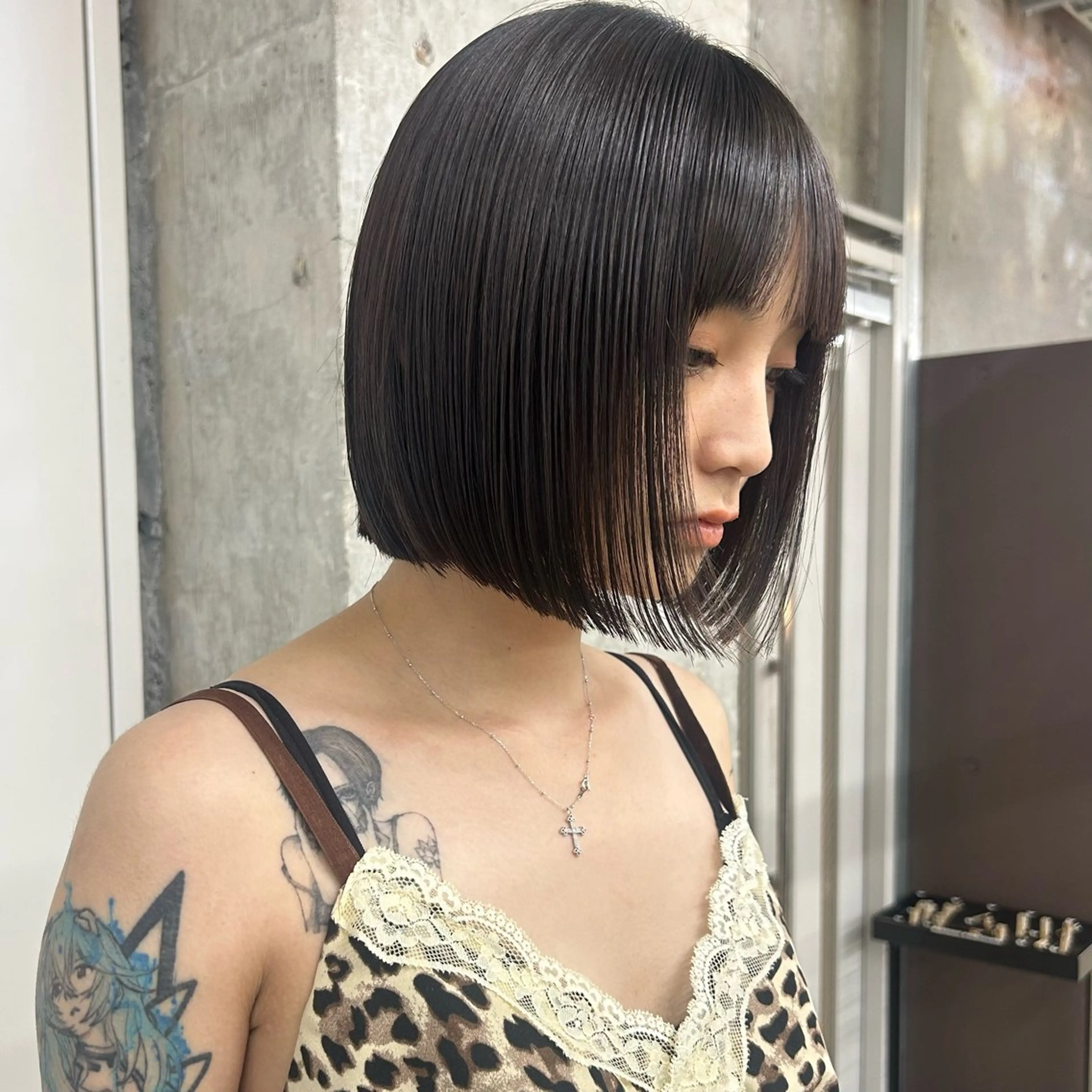 【🐬11.12月限定🐬】ボブカット+透明感カラー+トリートメントの写真