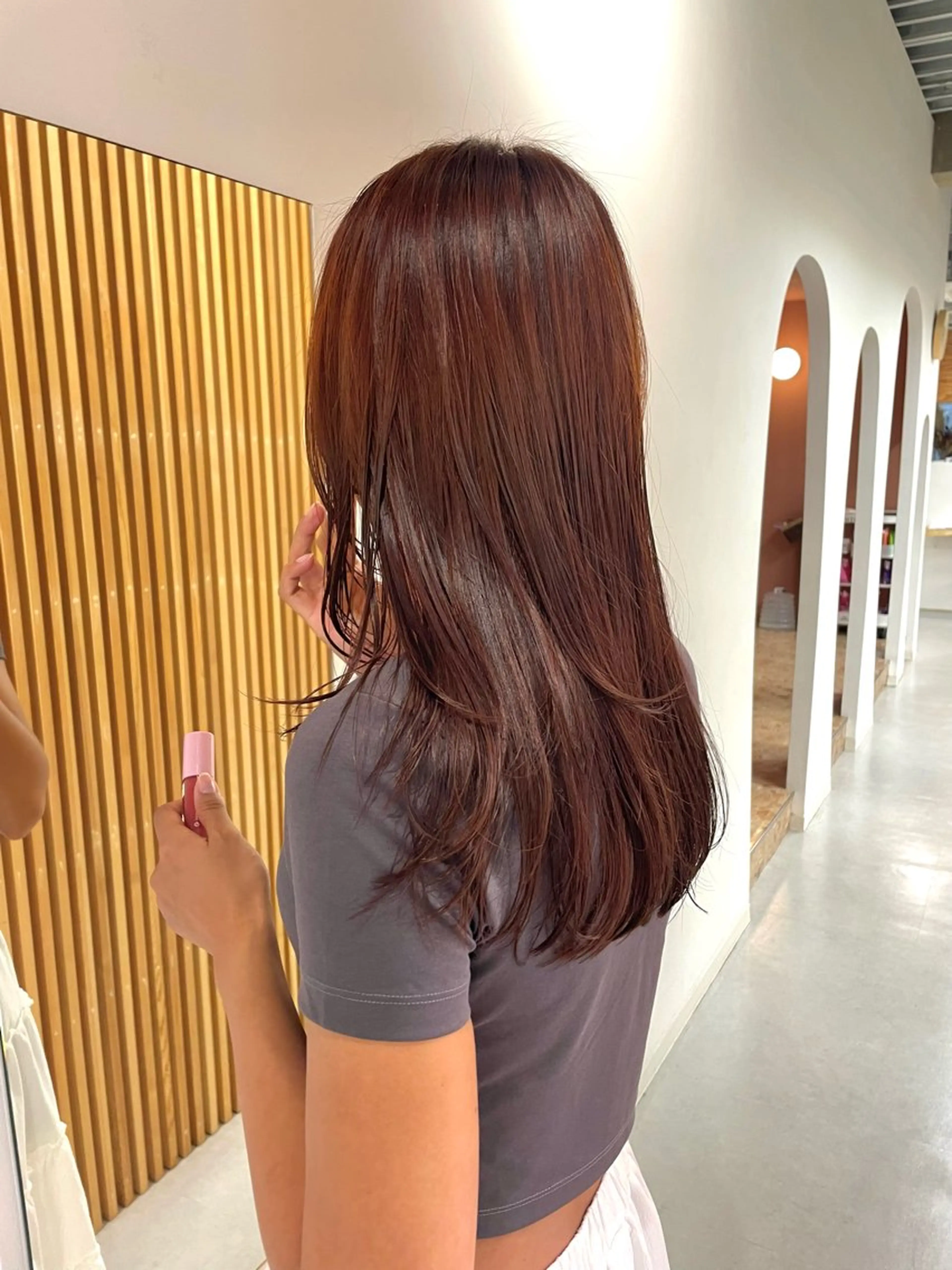 【1日5名様限定✨】カット + ケアカラー + 超音波クイックトリートメント¥8400 【髪質改善】の写真