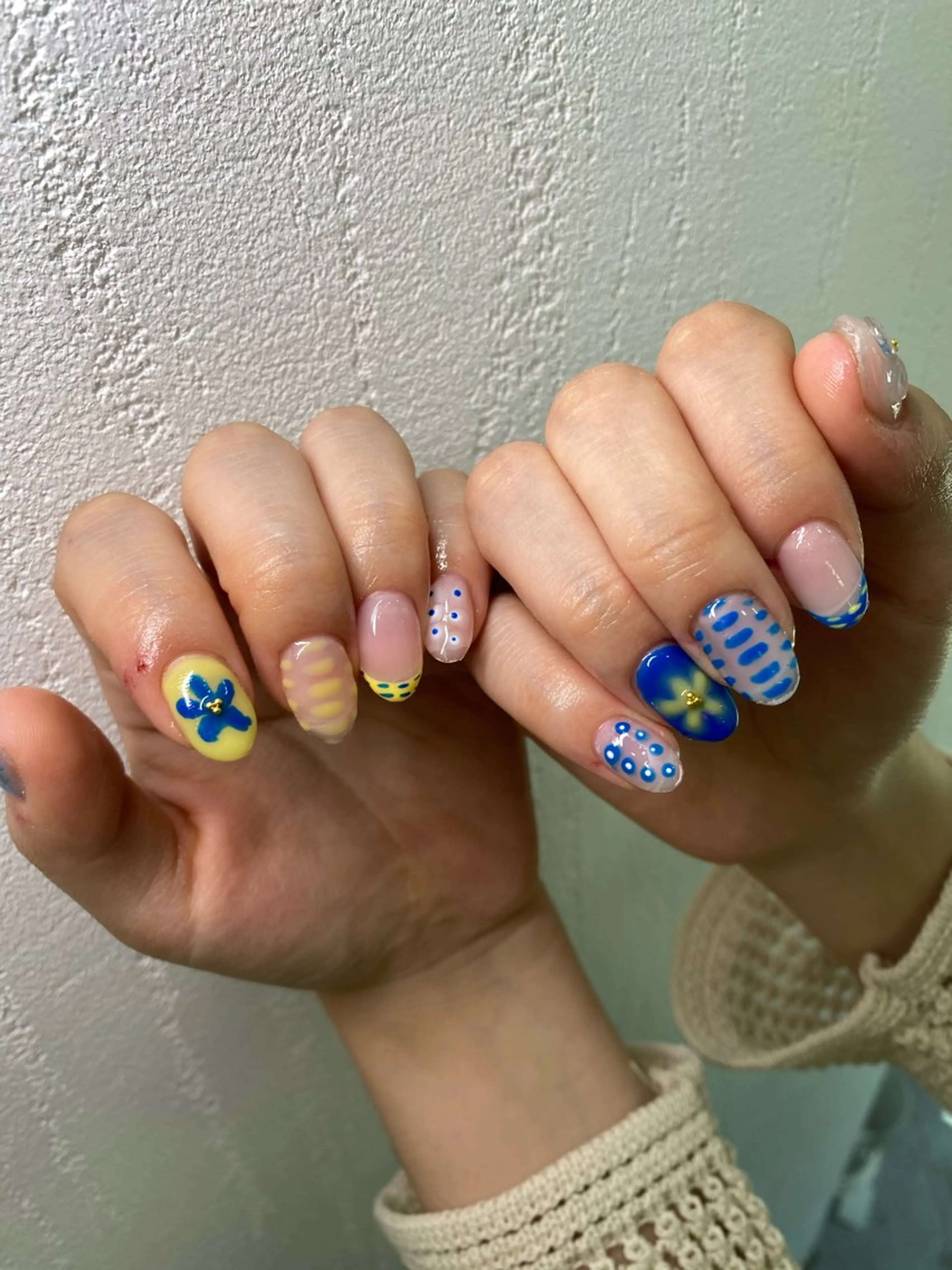 ネイル ATULA Nail 💅チップ長さだしのネイルデザイン