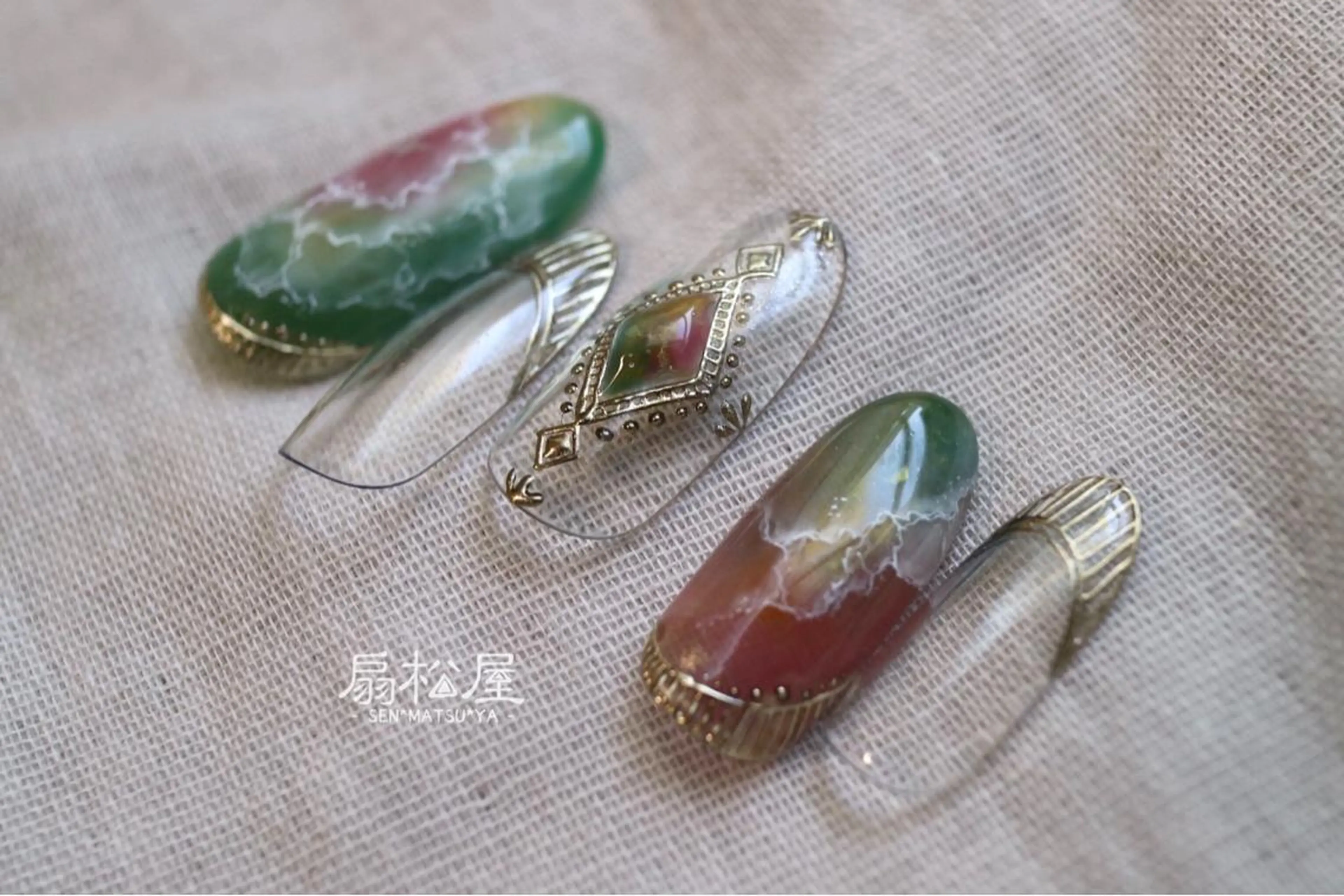 ネイル 扇松屋 marie.nのネイルデザイン