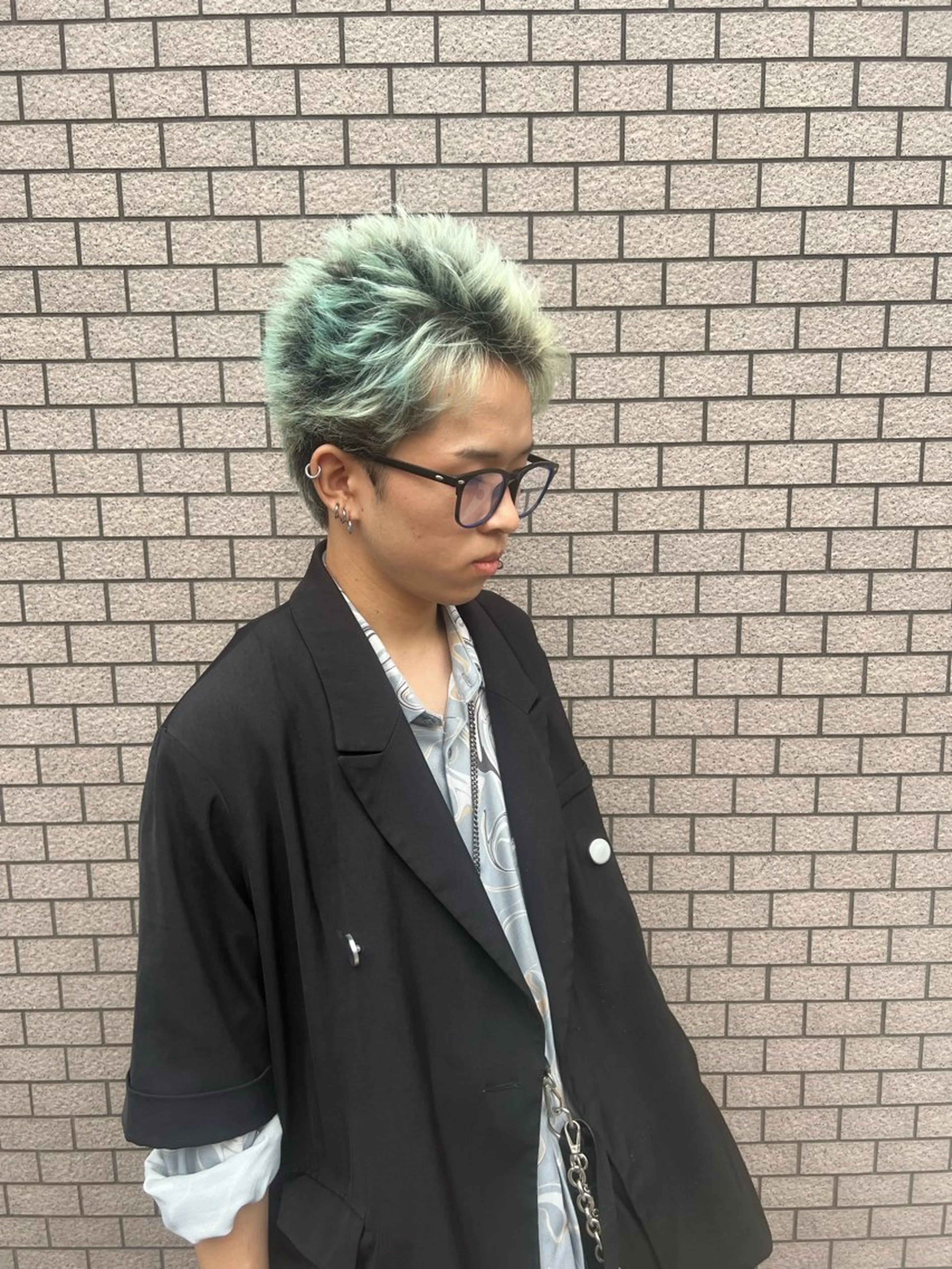 メンズ カット ボブ/透明感カラー /さちかのヘアスタイル