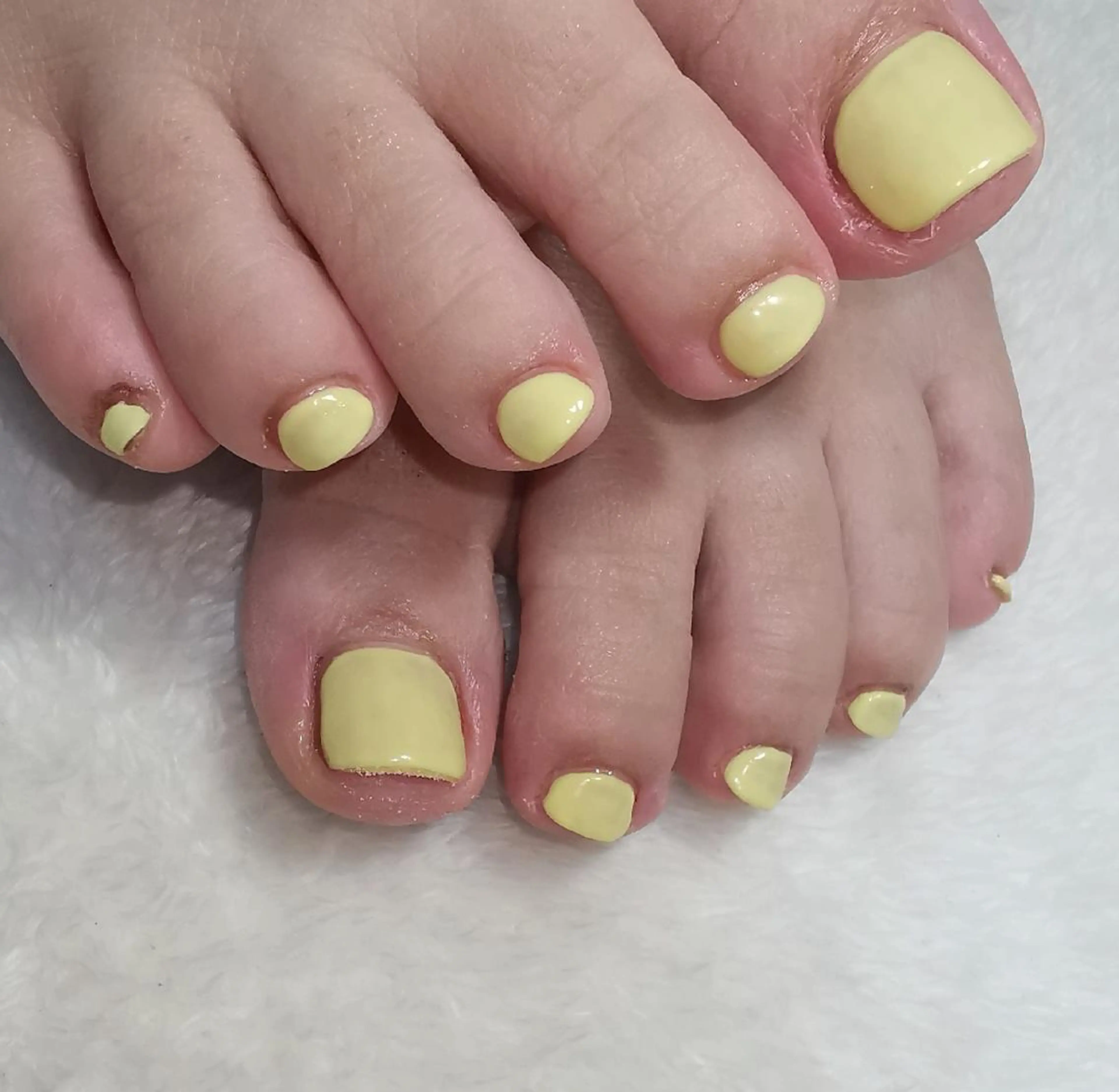 ネイル ワンカラーネイル フットネイル reve あやののネイルデザイン