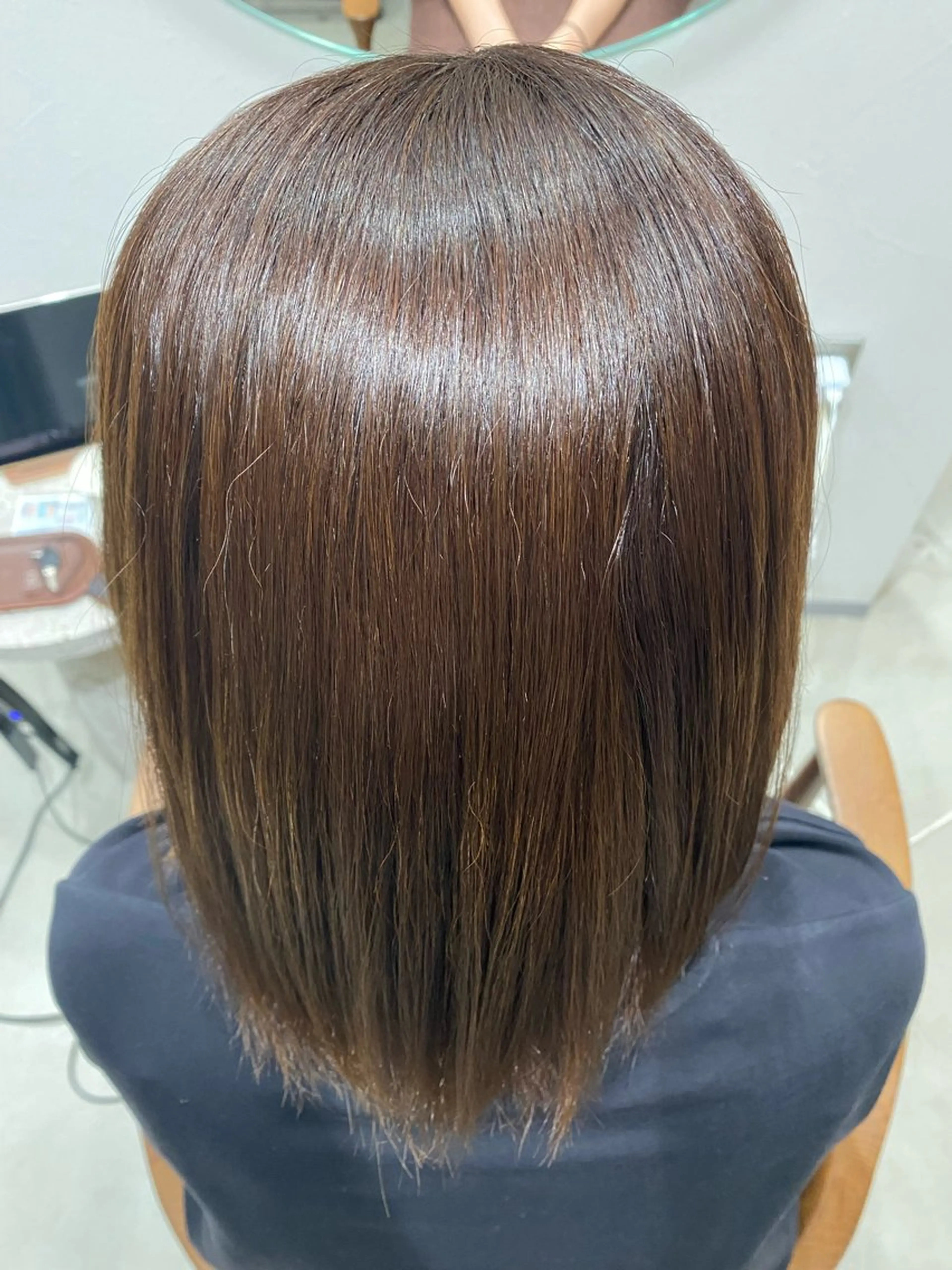 ミディアム M Rのヘアスタイル